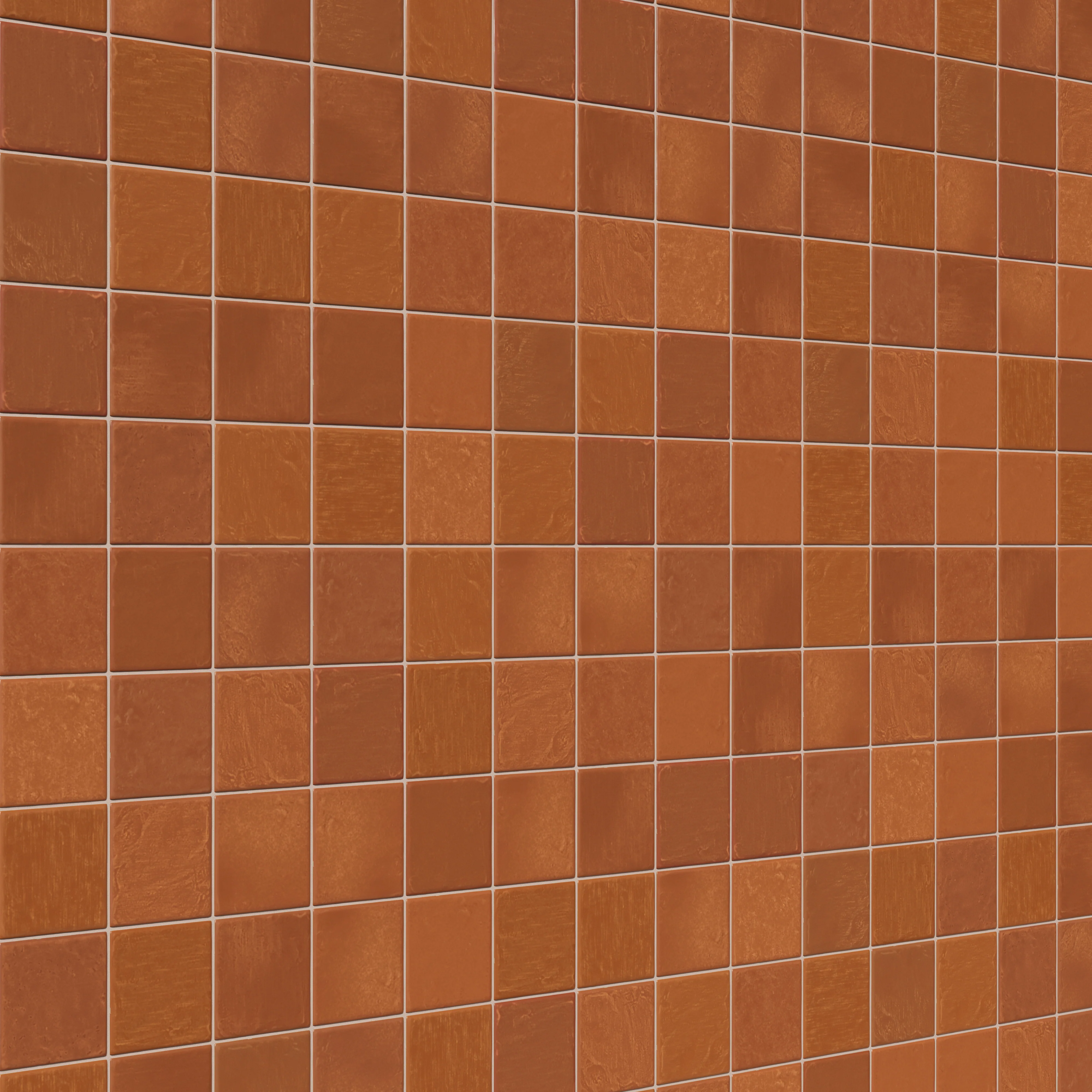 Mila 4x4 Glossy Ceramic Tile in Rust - Image 5