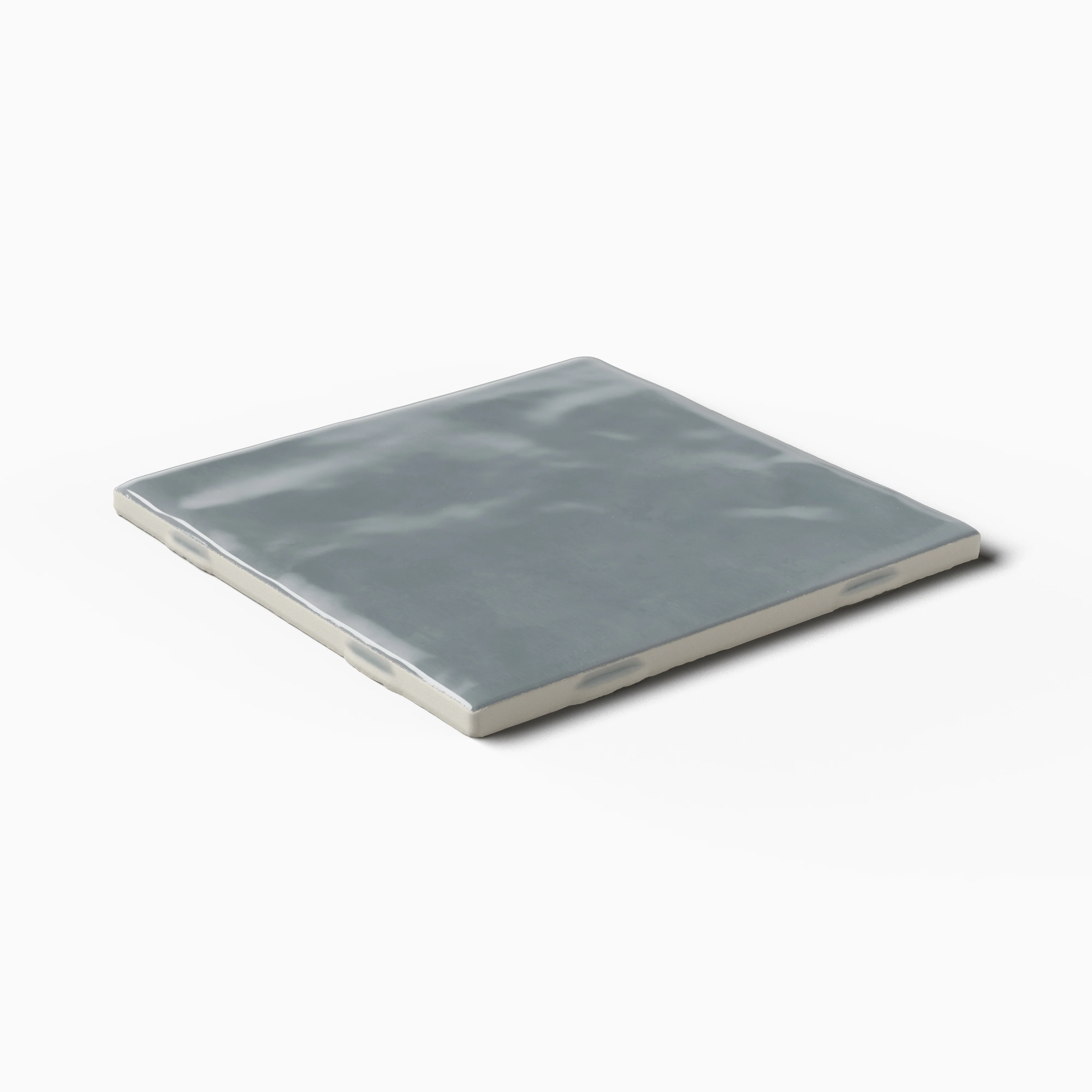 Mila 4x4 Glossy Ceramic Tile in Slate - Image 4