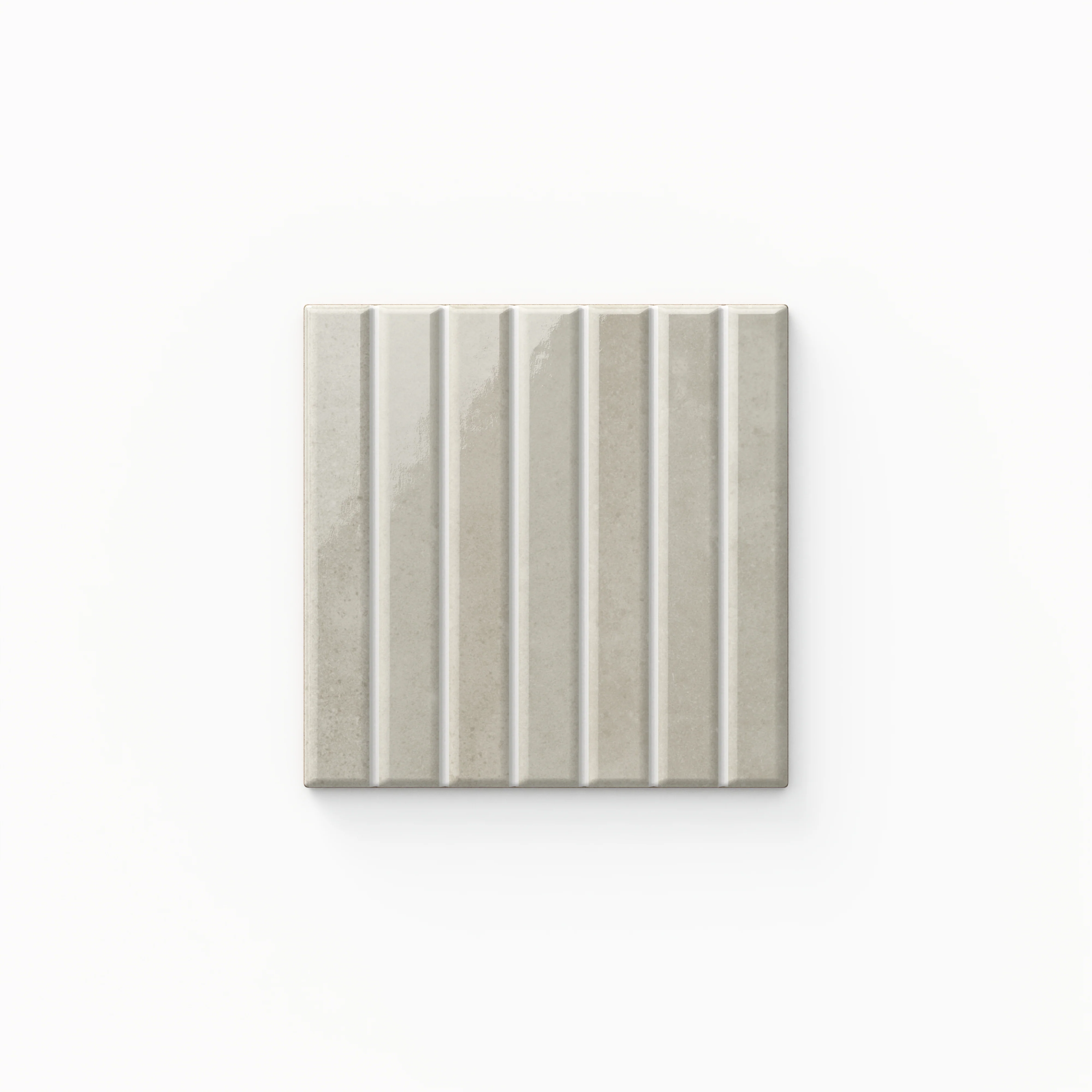 Miley 4.5x4.5 Glossy in Ivory Sample