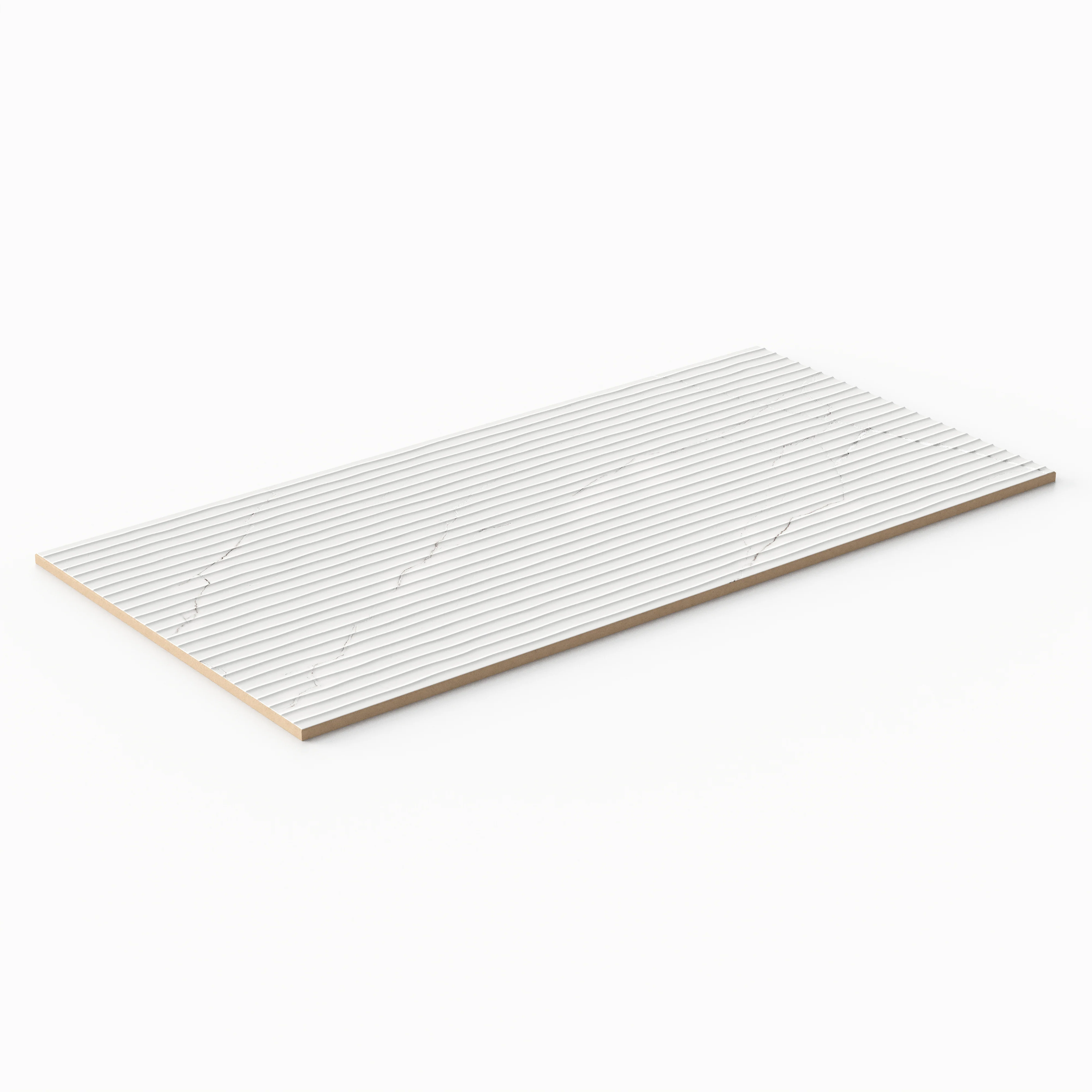 Natalia 12x24 Matte Porcelain Tile in Calacatta Lincoln Deco - Image 3