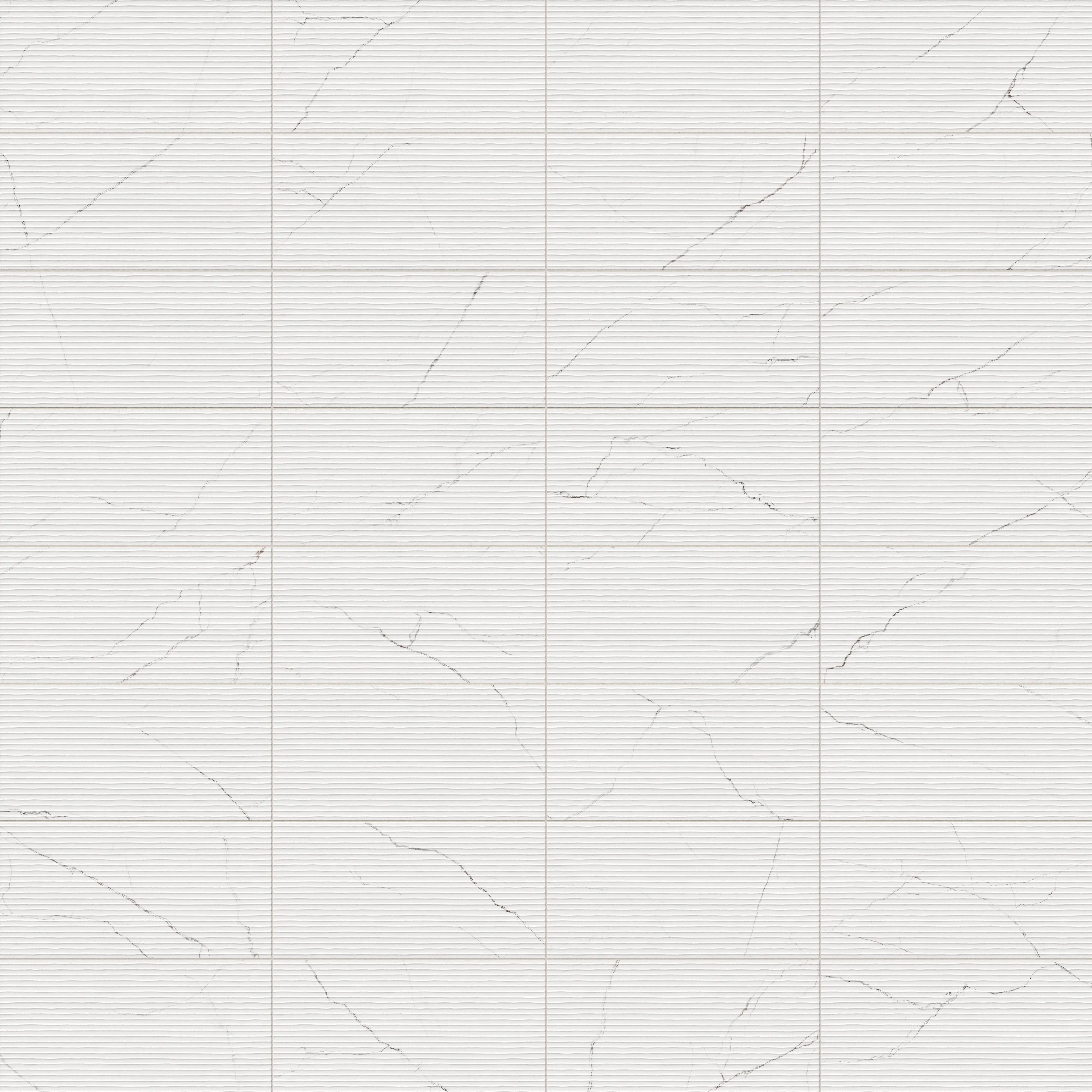 Natalia 12x24 Matte Porcelain Tile in Calacatta Lincoln Deco - Image 5
