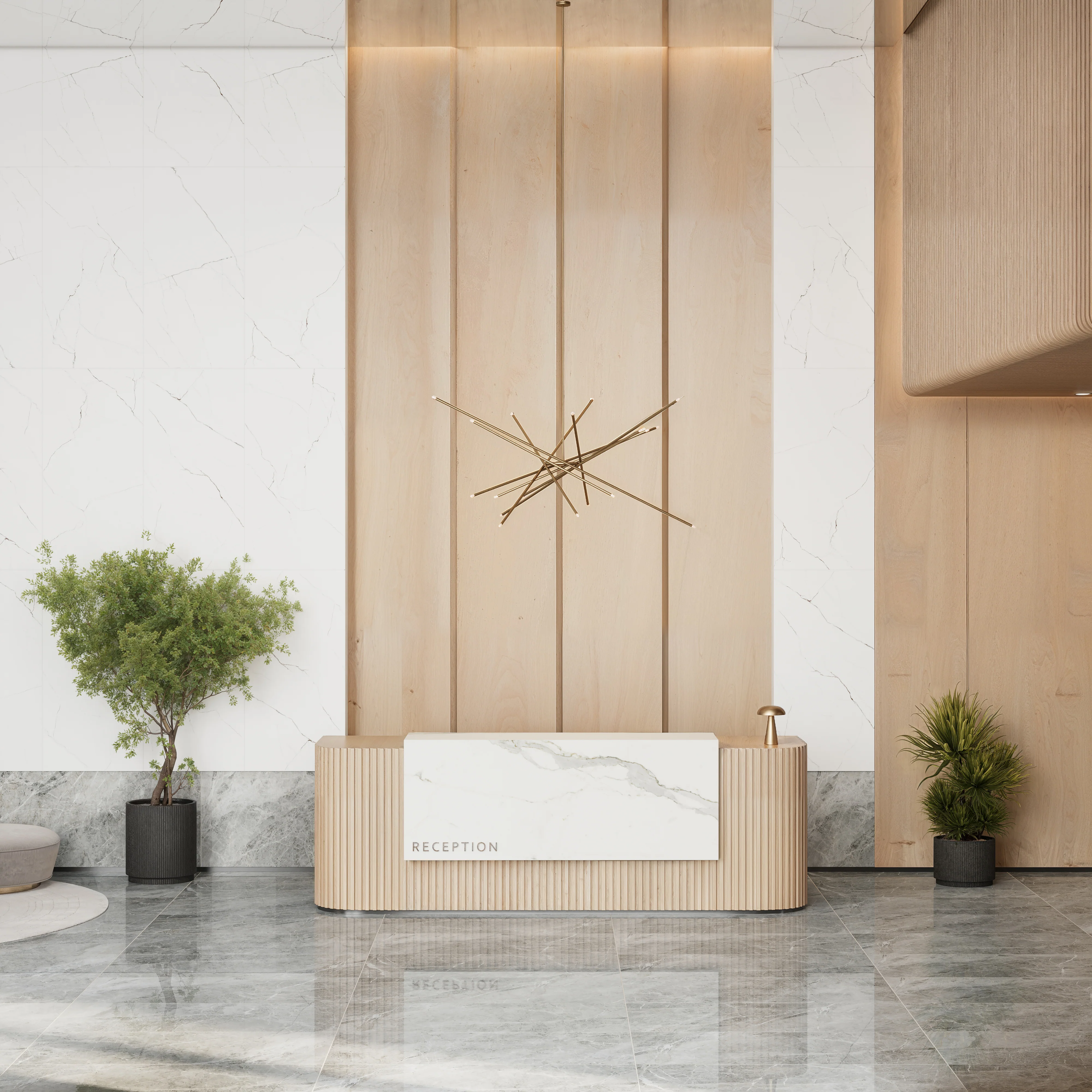 Natalia 24x48 Matte Porcelain Tile in Calacatta Lincoln - Image 12