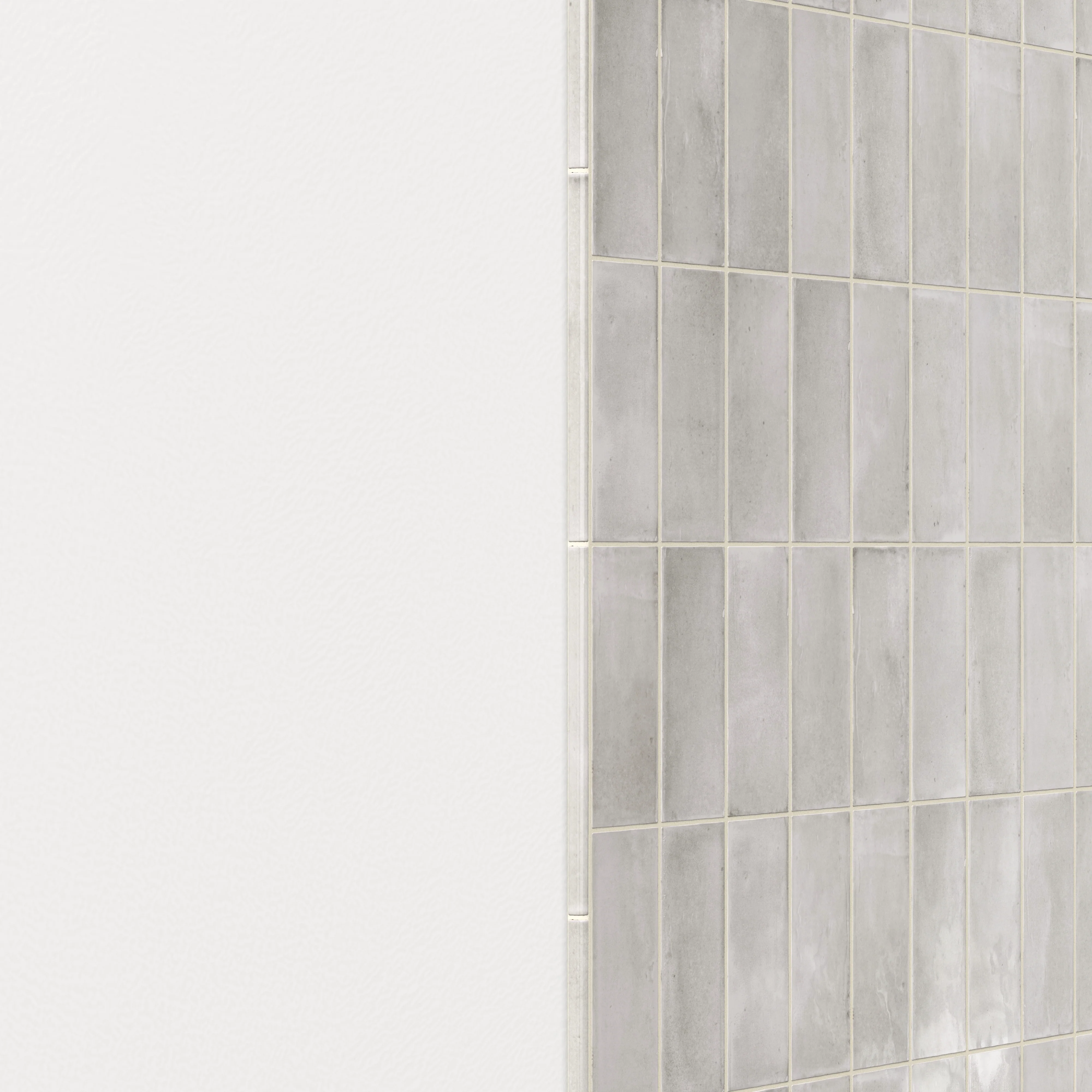 Natasha 0.5x8 Jolly Glossy Ceramic Tile Trim in Amber Grey - Image 3
