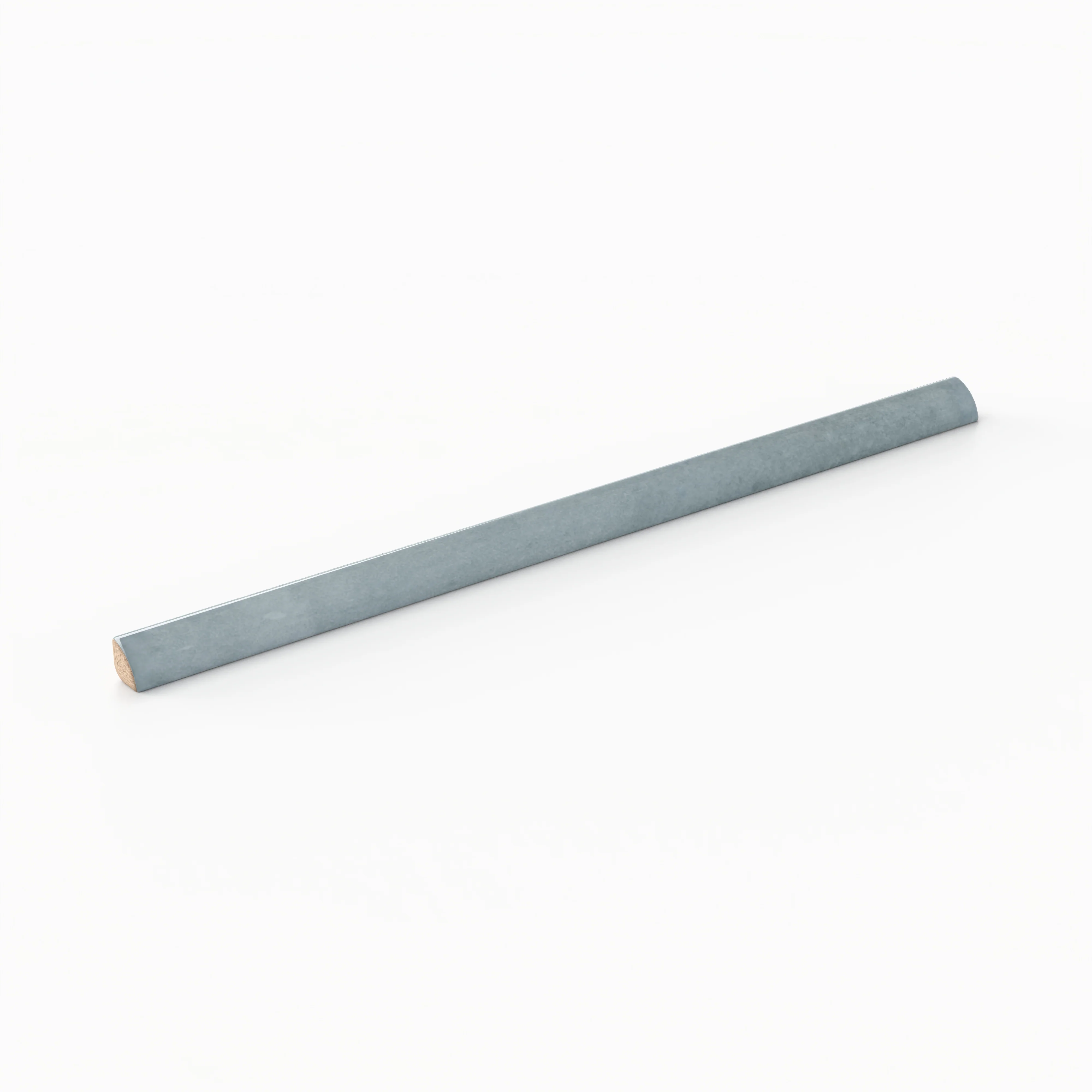 Natasha 0.5x8 Jolly Glossy Ceramic Tile Trim in Blue Grass - Image 3