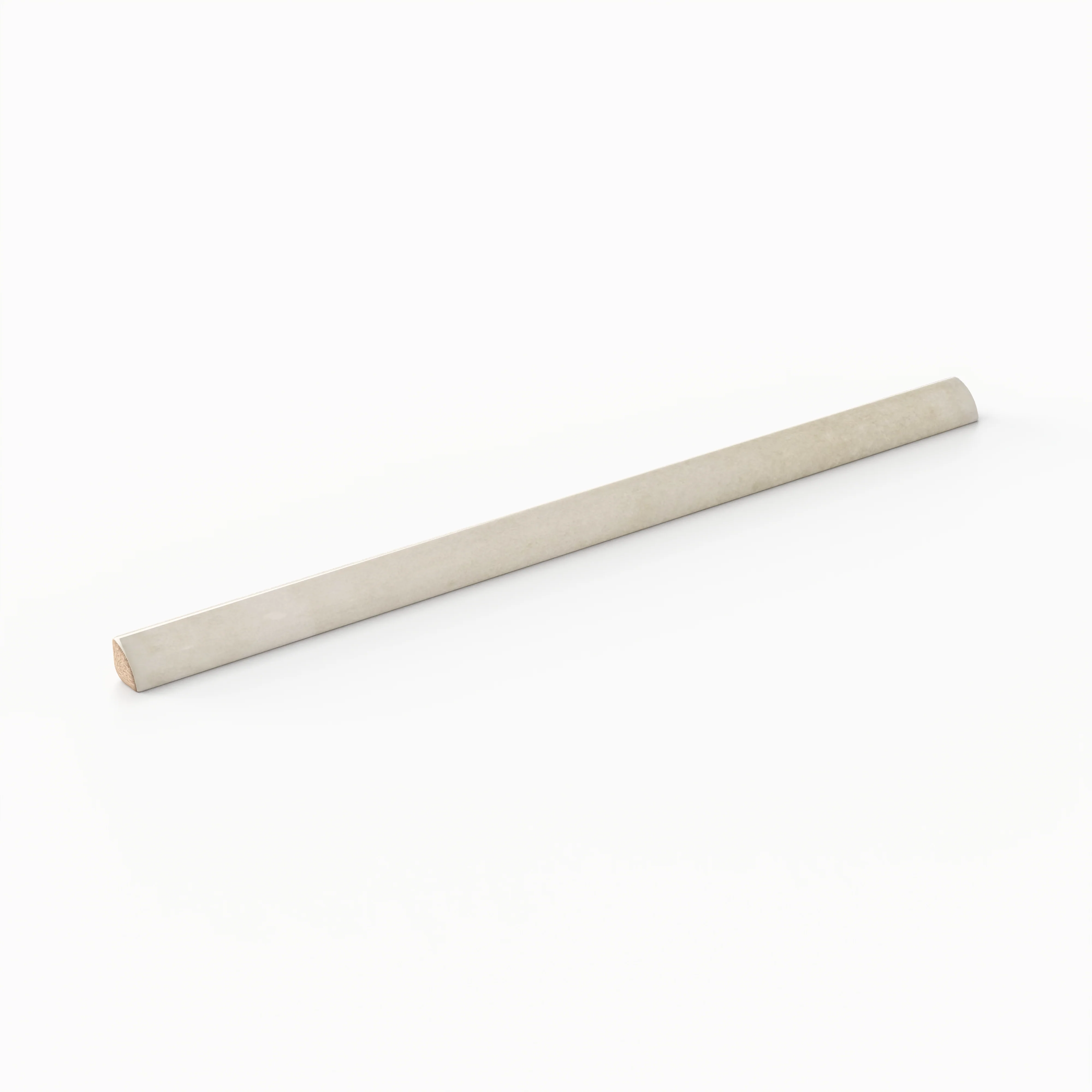 Natasha 0.5x8 Jolly Glossy Ceramic Tile Trim in Canvas - Image 3