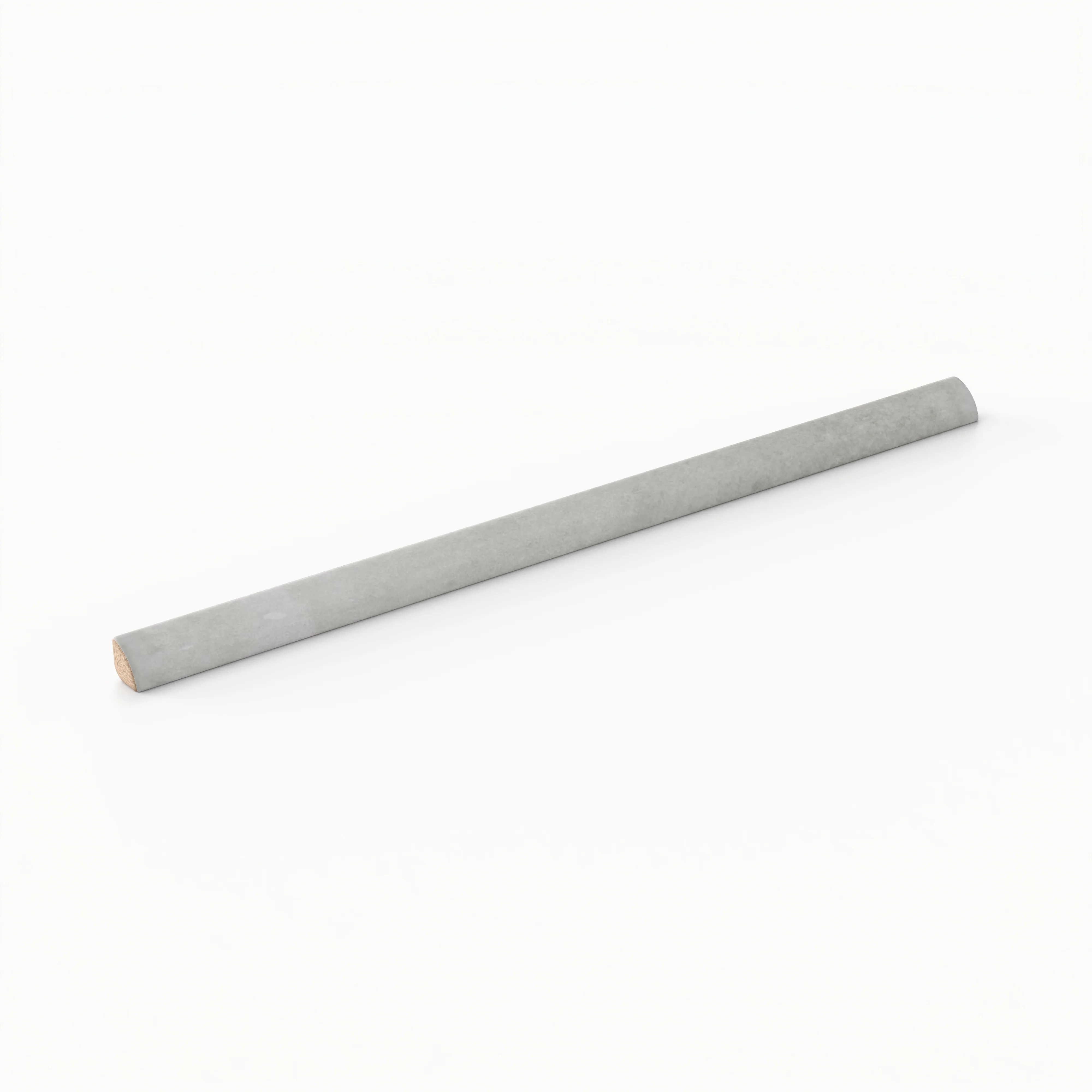Natasha 0.5x8 Jolly Matte Ceramic Tile Trim in Amber Grey - Image 2