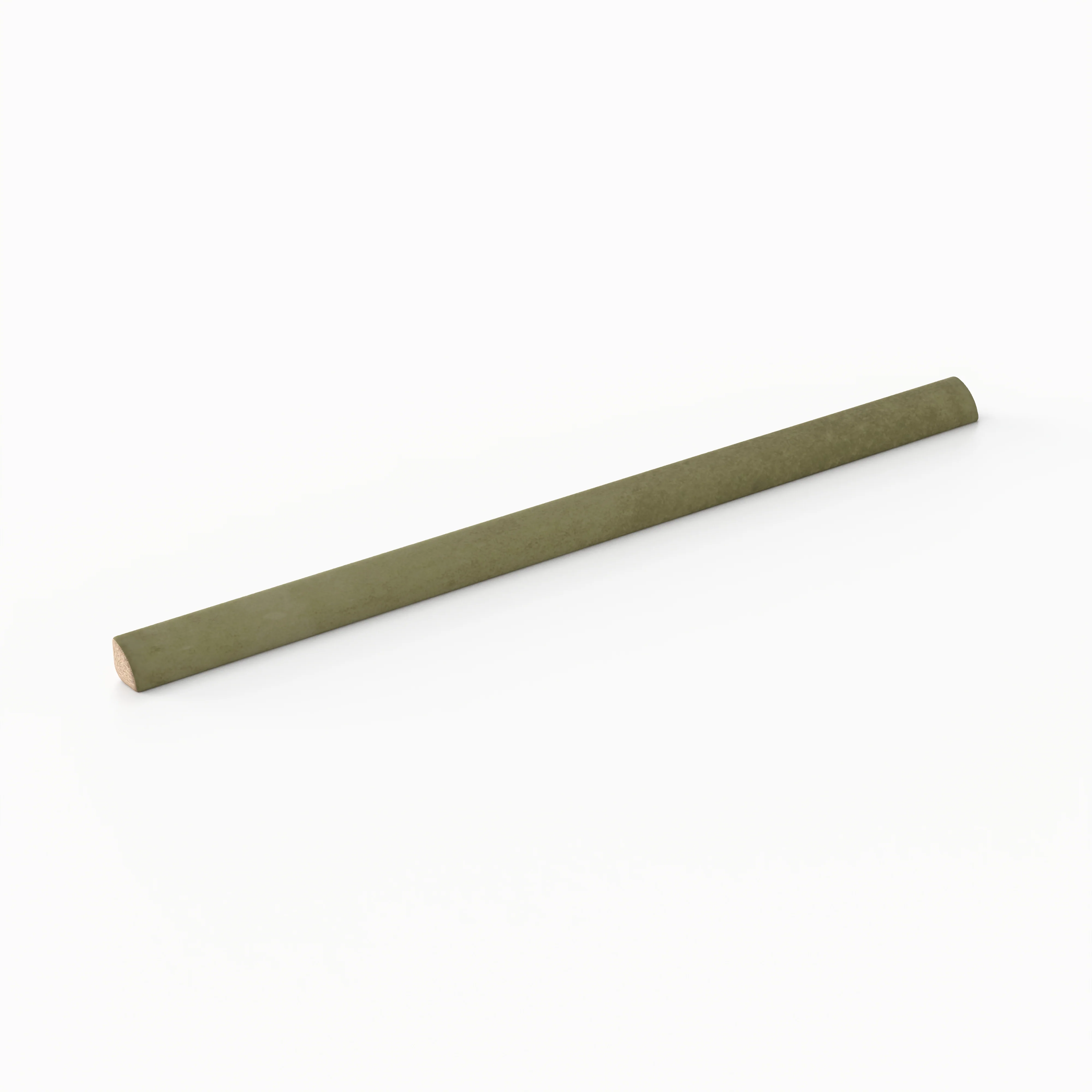 Natasha 0.5x8 Jolly Matte Ceramic Tile Trim in Army - Image 2
