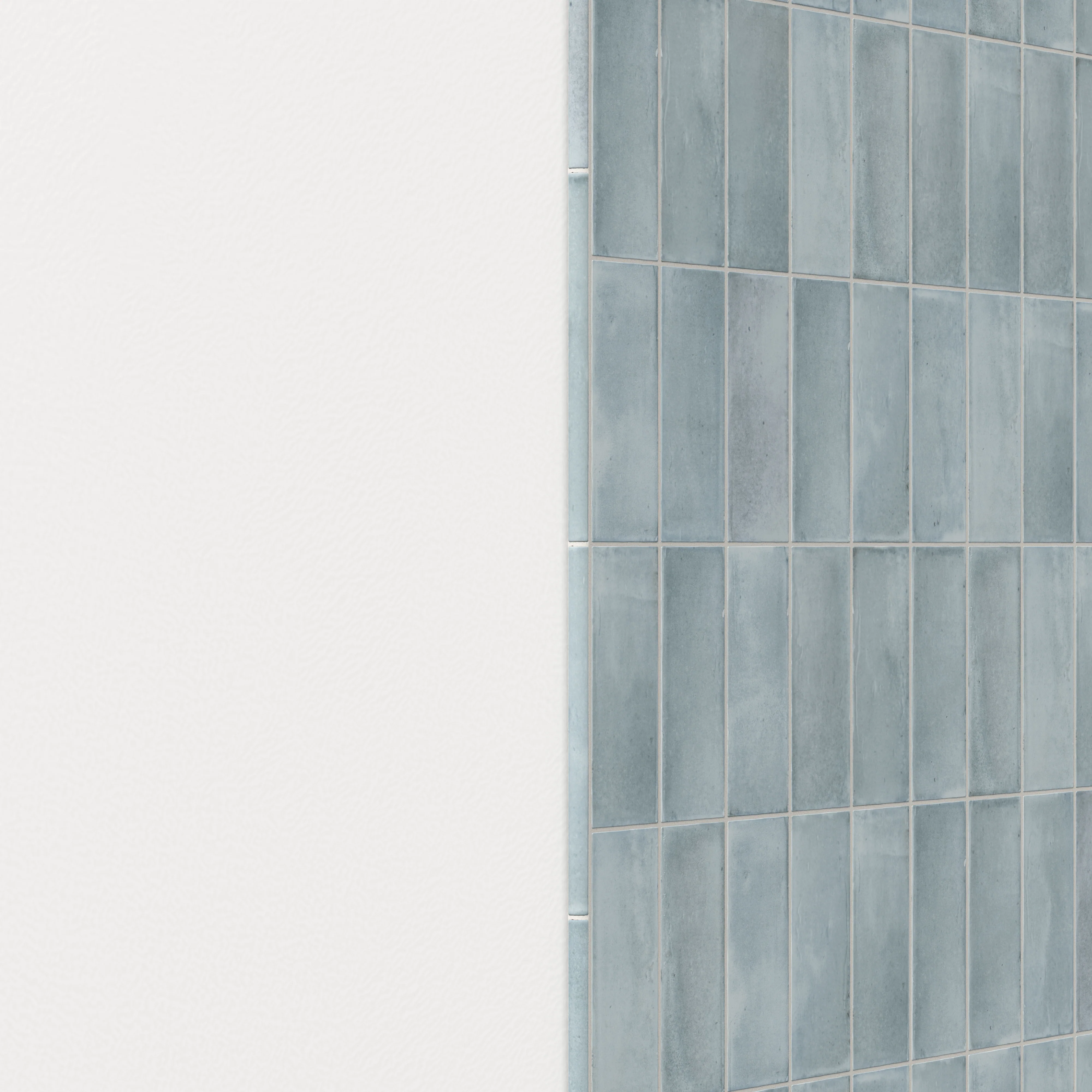 Natasha 0.5x8 Jolly Matte Ceramic Tile Trim in Blue Grass - Image 4