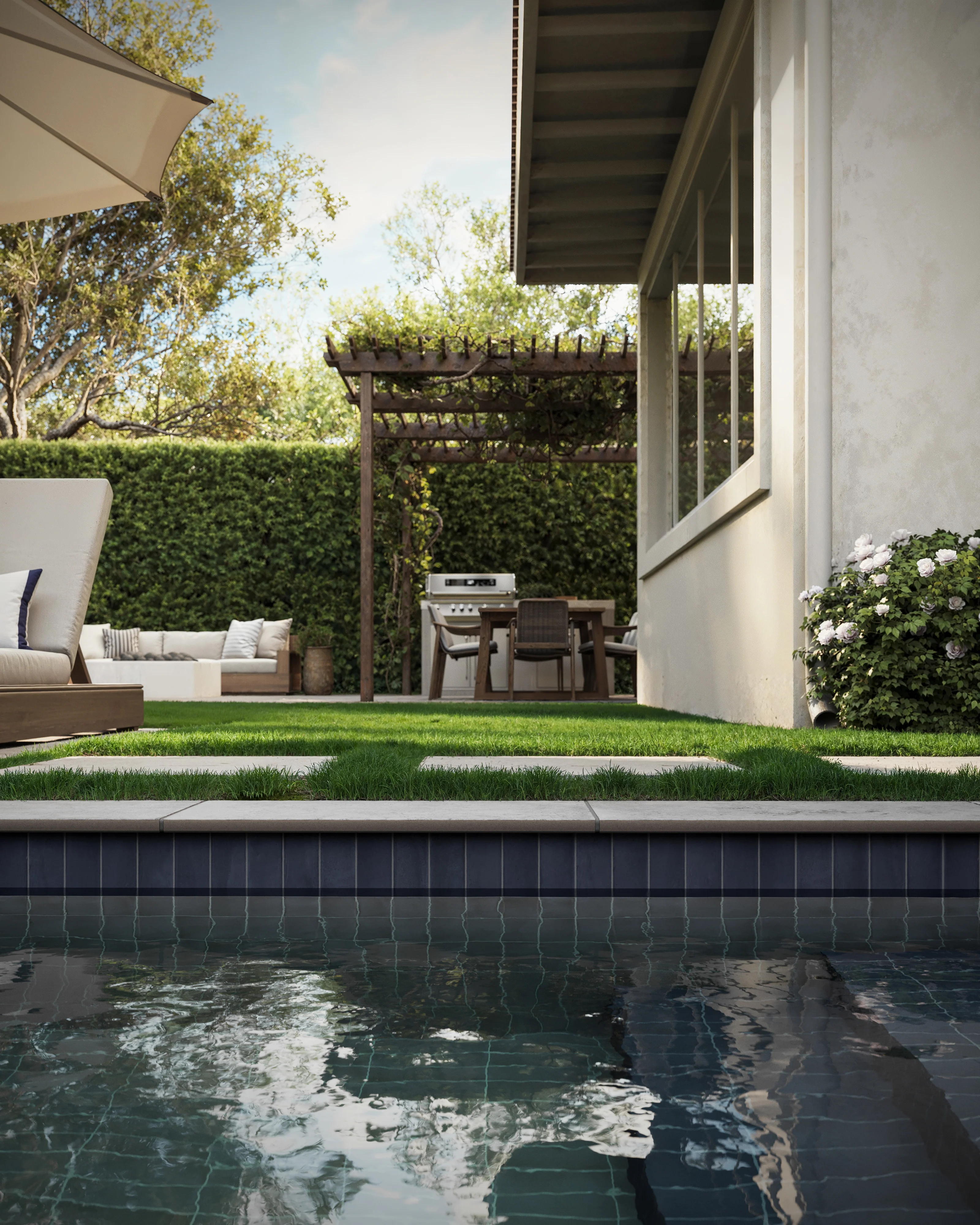 Natasha 2x6 Glossy Porcelain Tile in Denim - Image 18