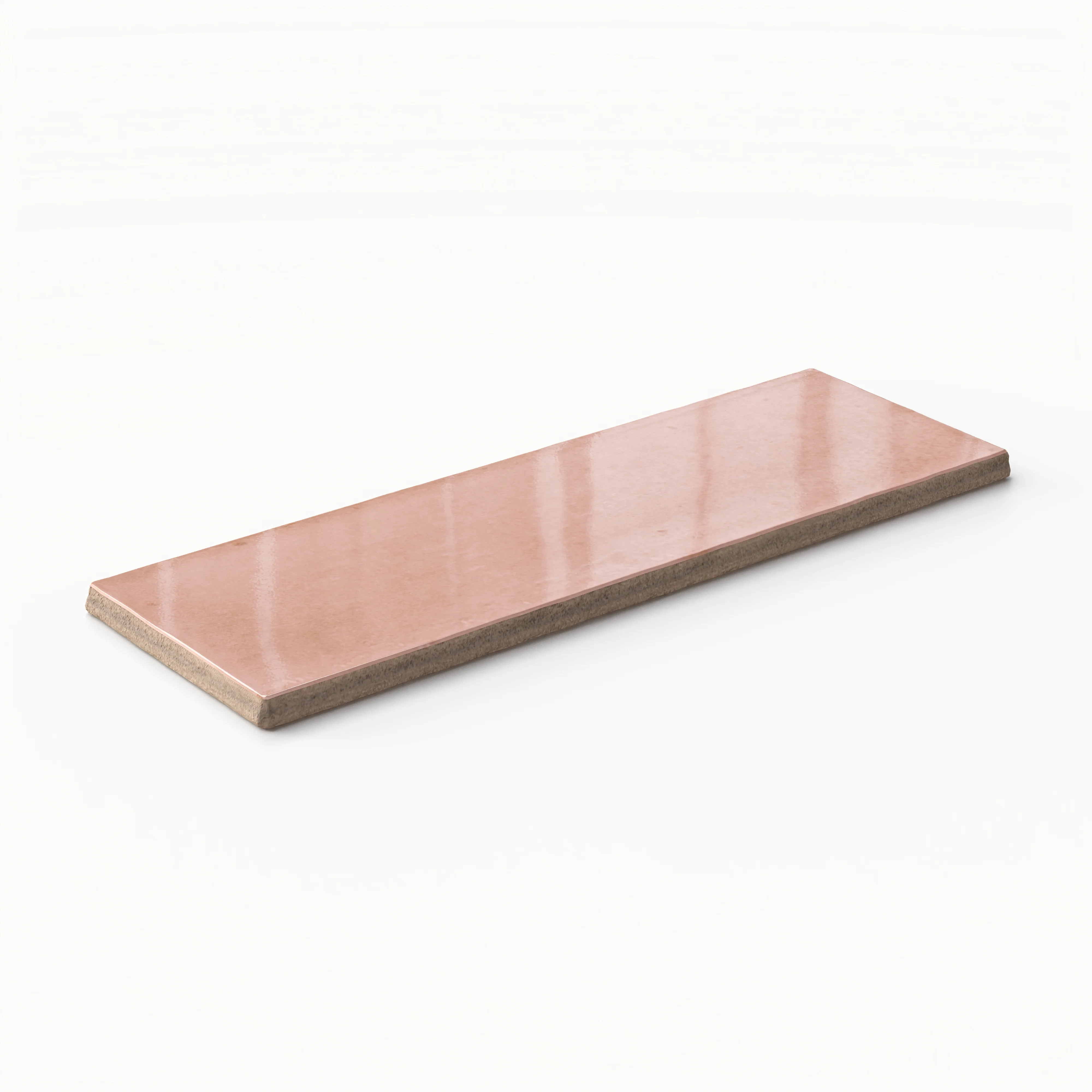 Natasha 2x6 Glossy Porcelain Tile in Blush - Image 4