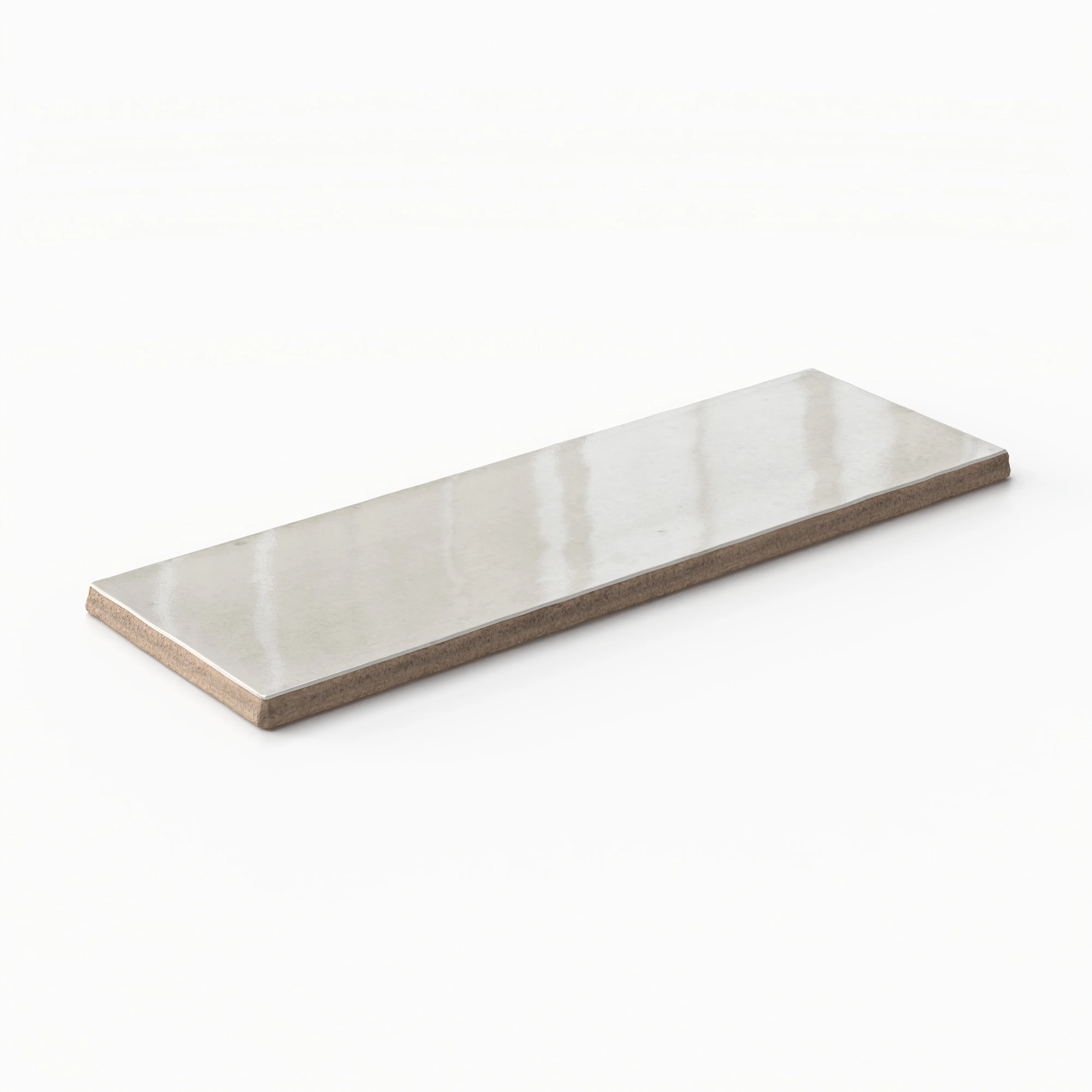 Natasha 2x6 Glossy Porcelain Tile in Oat - Image 4