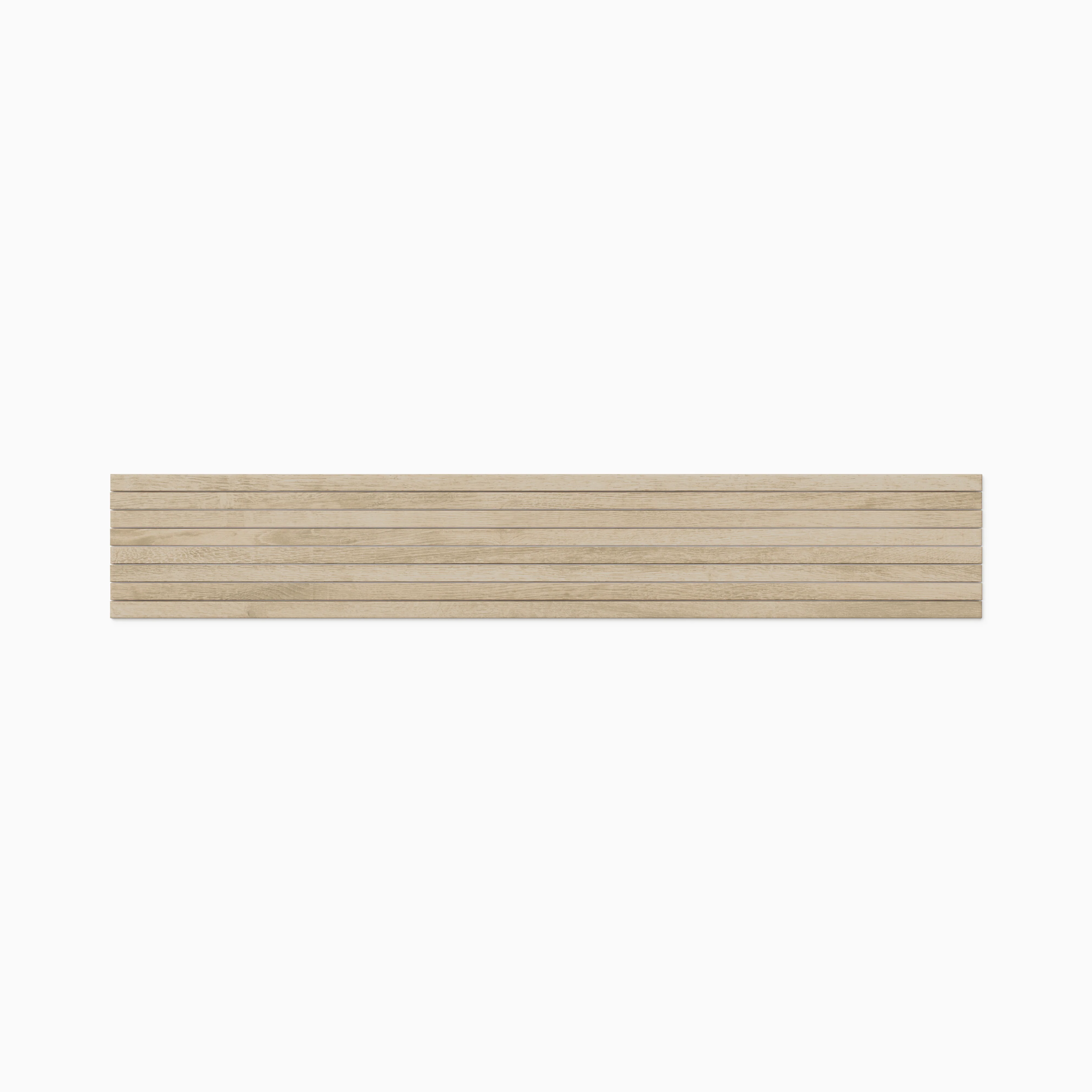 Nora 8x48 Matte Porcelain Mosaic Tile in Crema - Image 3