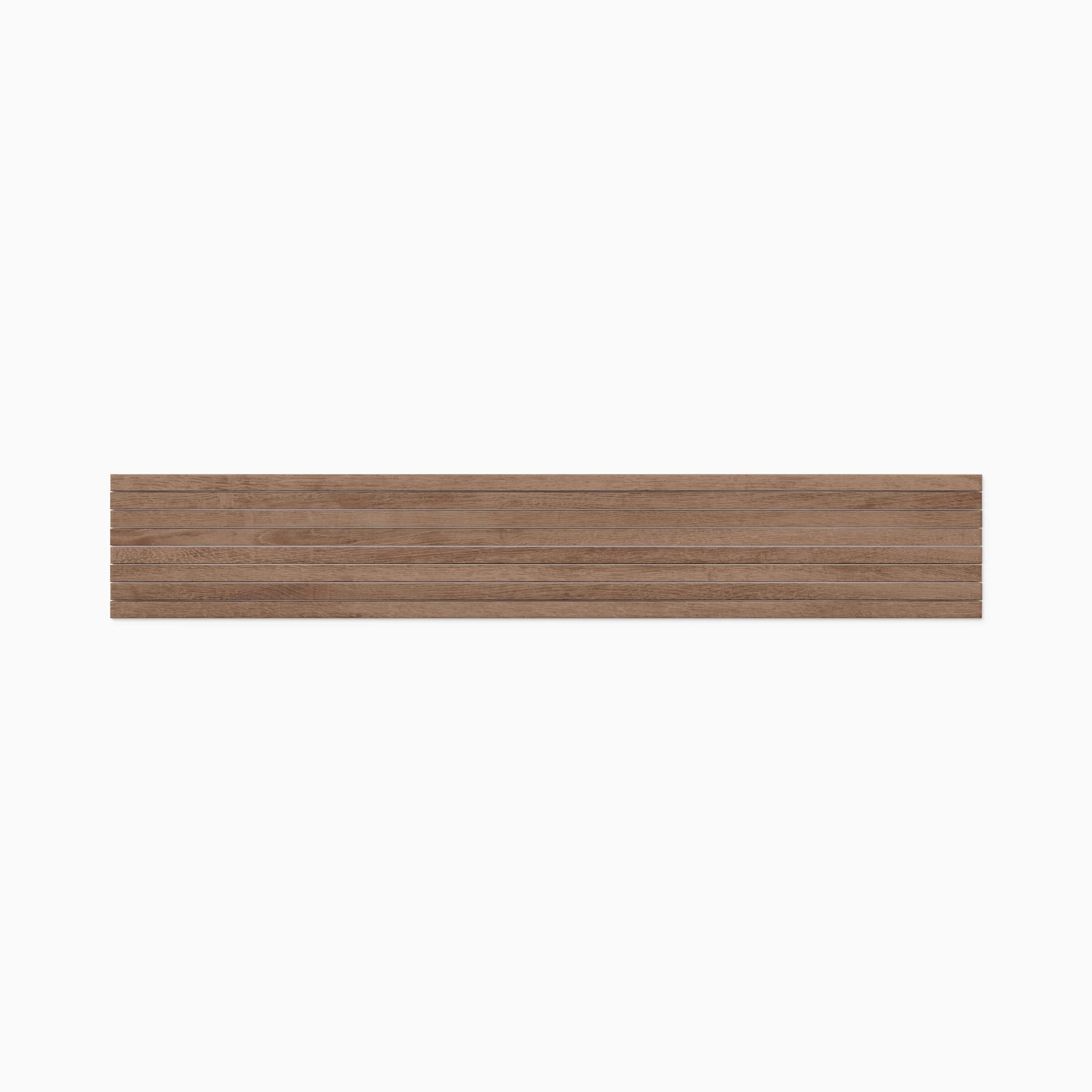 Nora 8x48 Matte Porcelain Mosaic Tile in Espresso - Image 2
