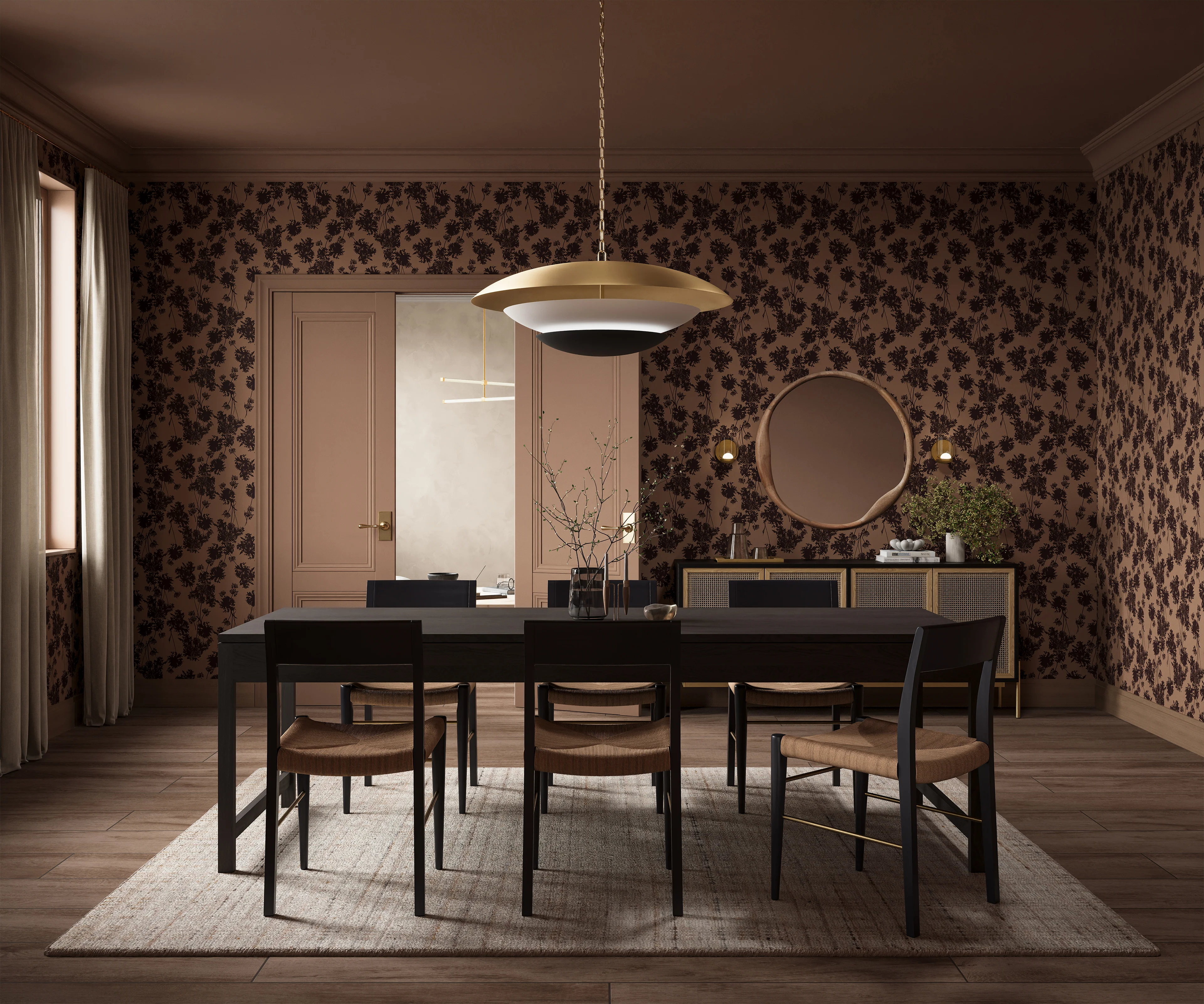 Nora 8x48 Matte Porcelain Tile in Espresso - Image 11