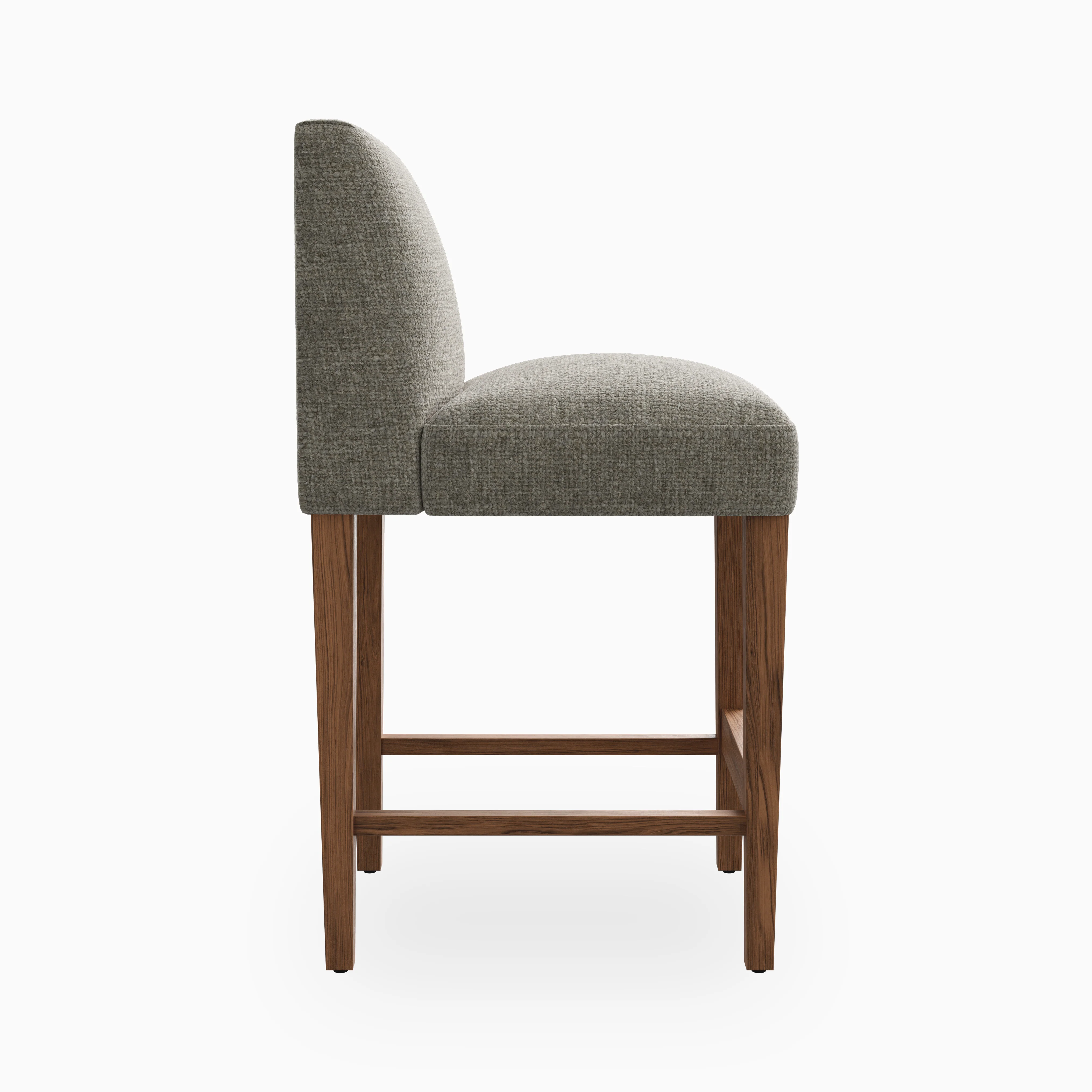 Oliver Bar Stool in Matte/Bone - Image 3