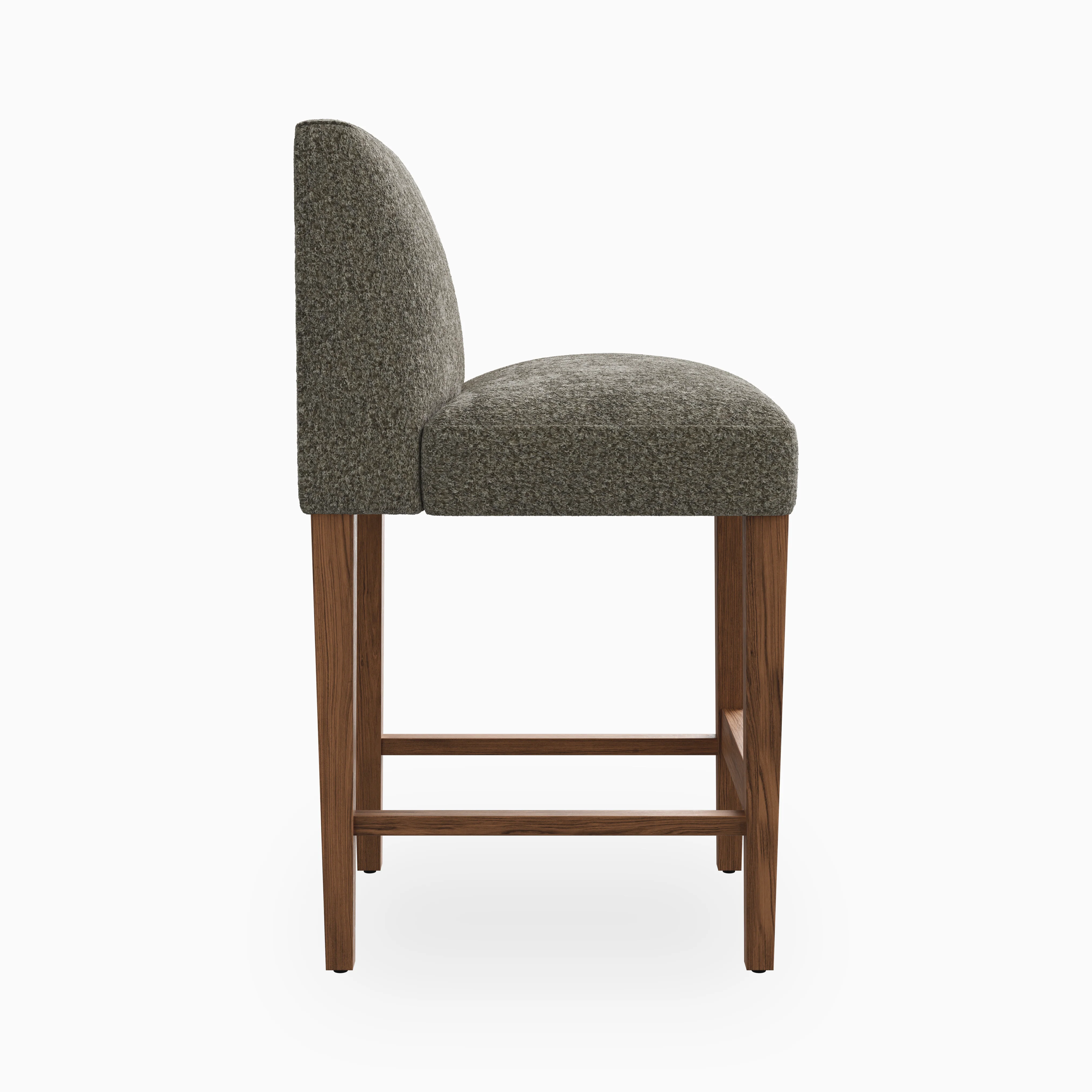 Oliver Bar Stool in Matte/Mushroom - Image 3