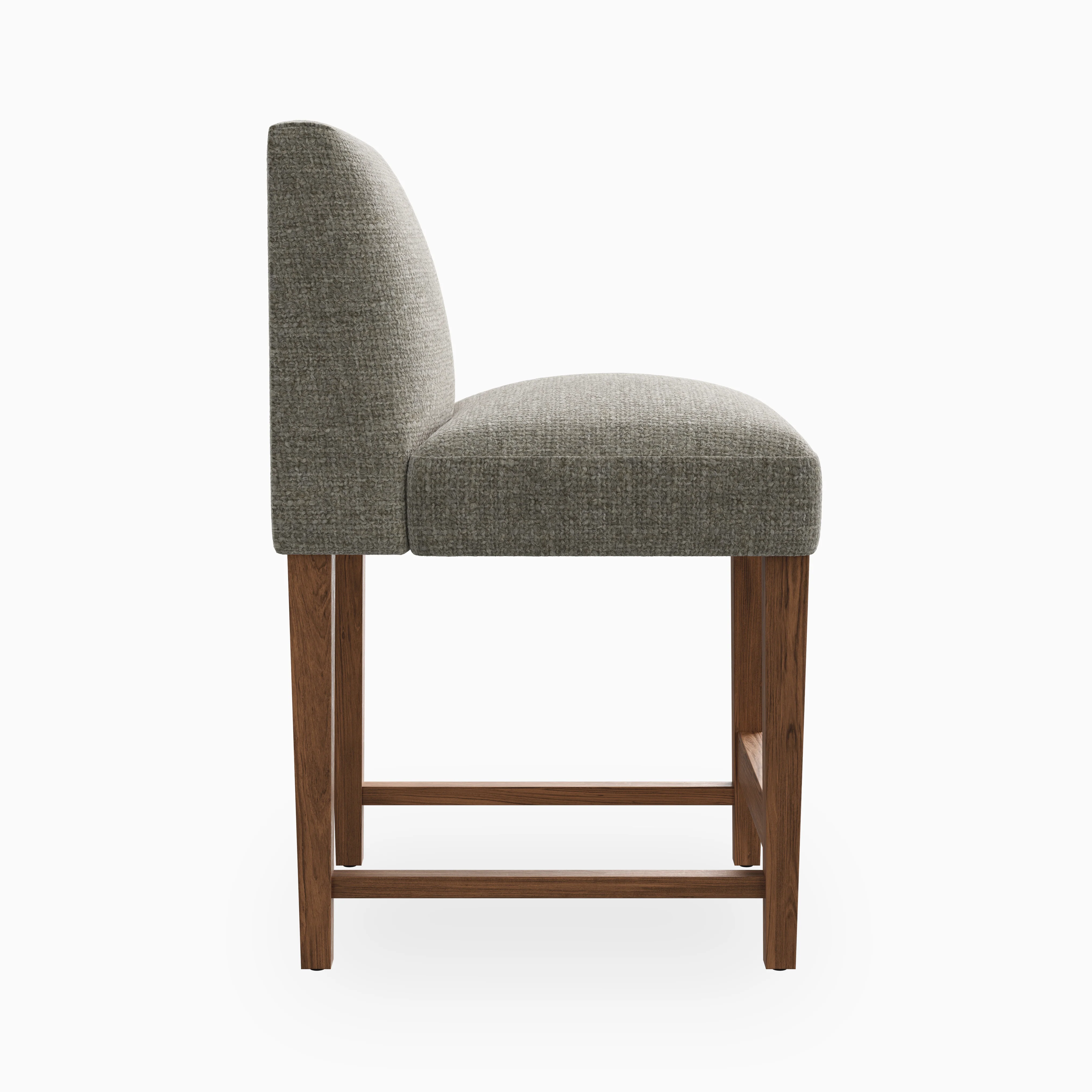 Oliver Counter Stool in Matte/Bone - Image 3