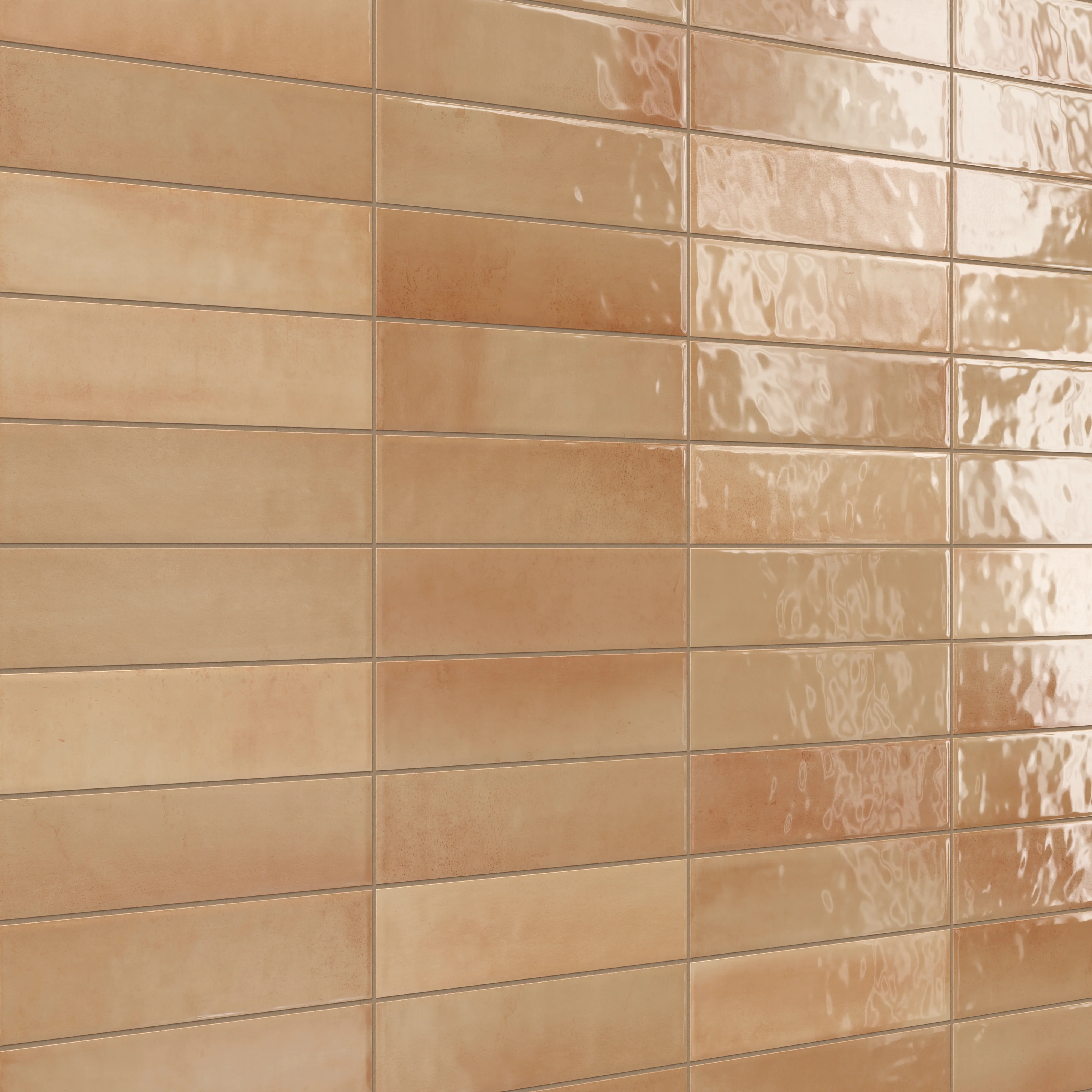 Olivia 4x16 Glossy Ceramic Tile in Cotto - Image 8