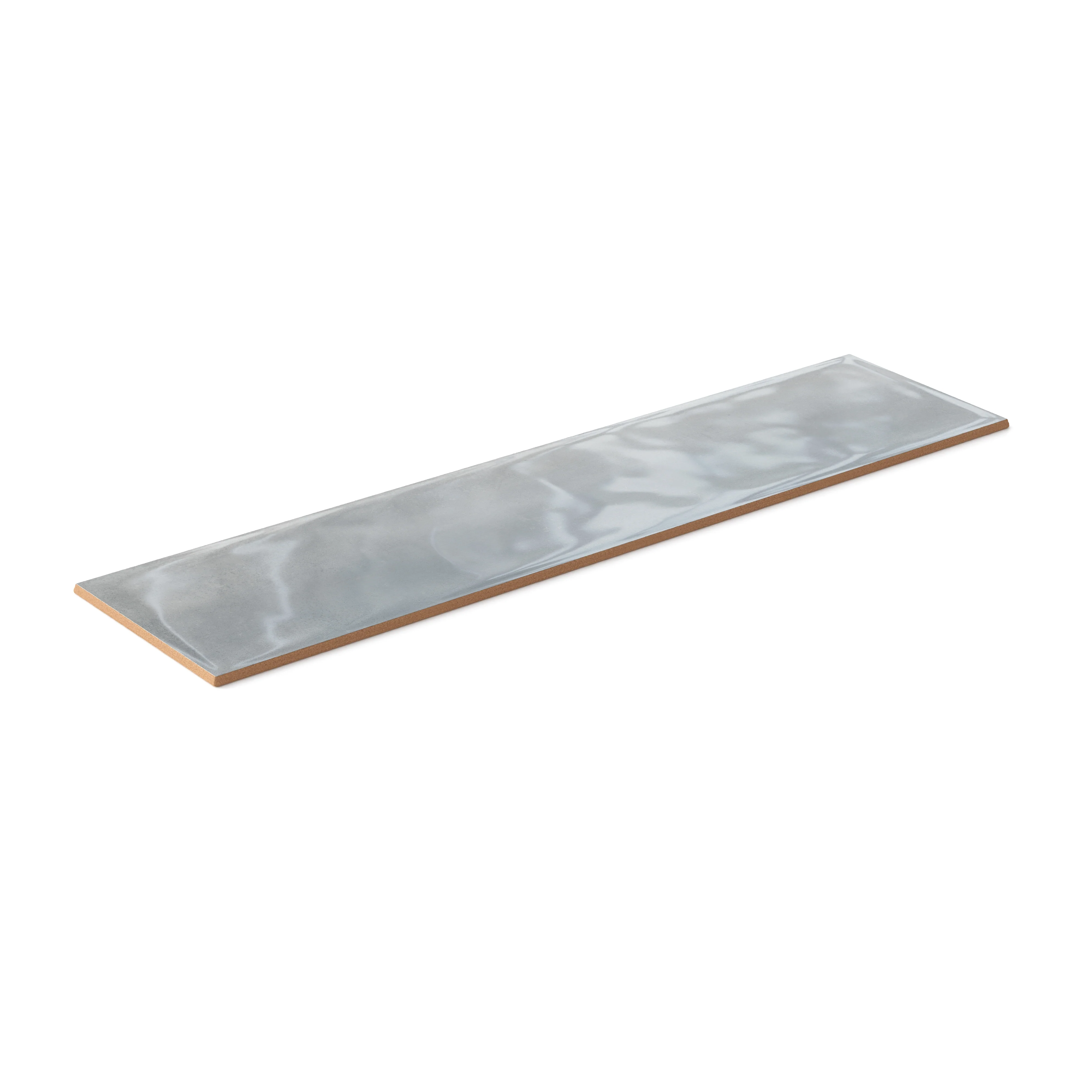 Olivia 4x16 Glossy Ceramic Tile in Dusty Blue - Image 4