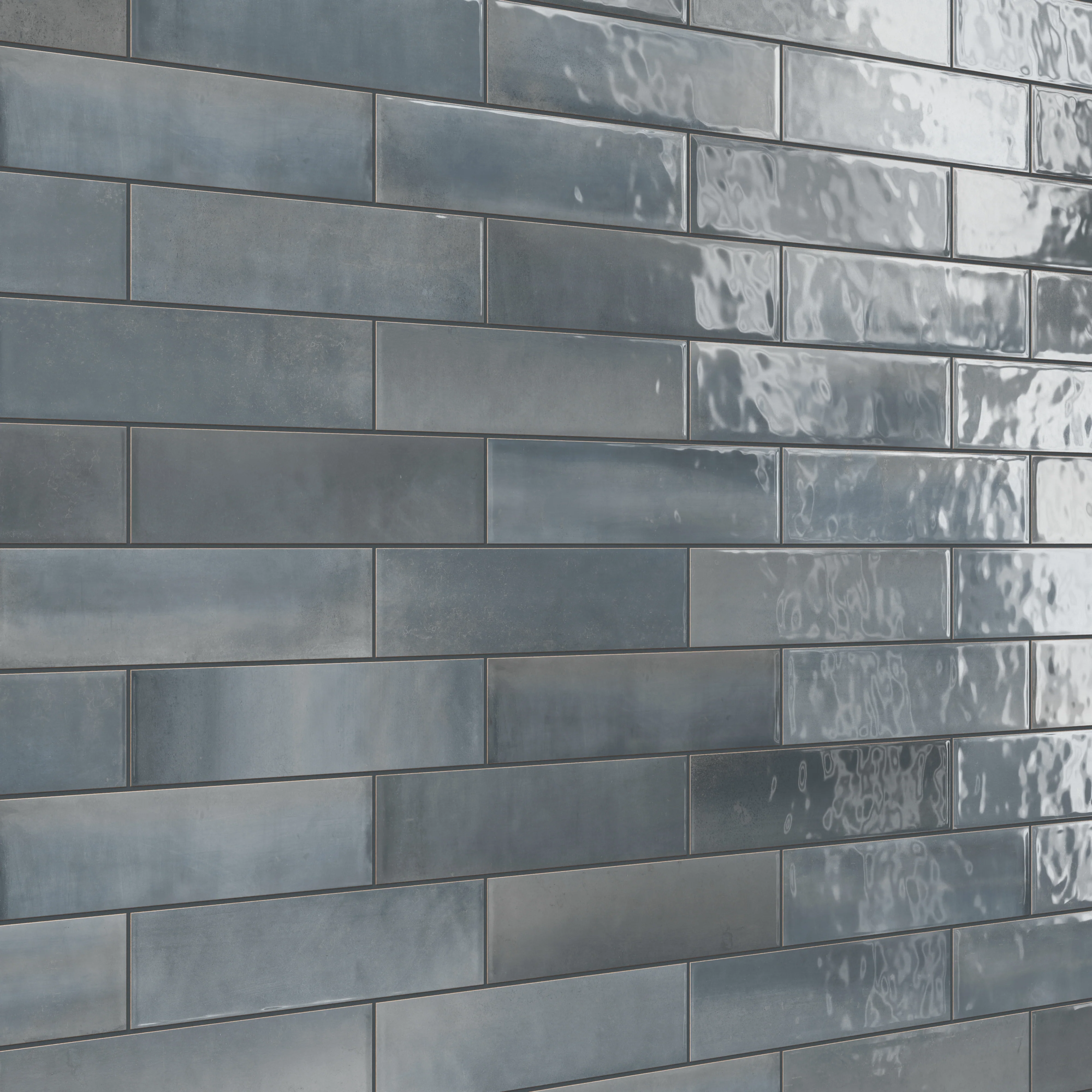 Olivia 4x16 Glossy Ceramic Tile in Dusty Blue - Image 5