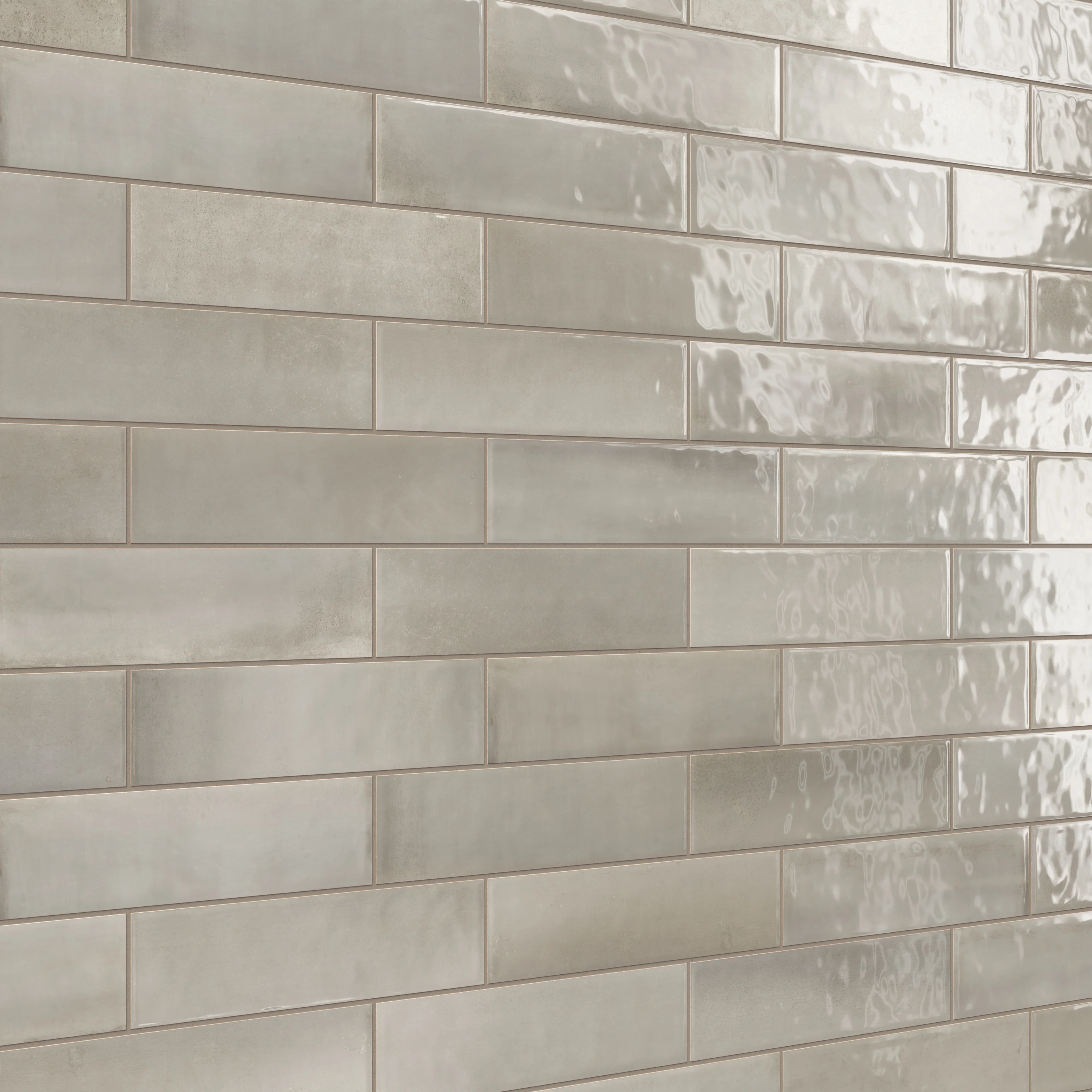 Olivia 4x16 Glossy Ceramic Tile in Gris - Image 5