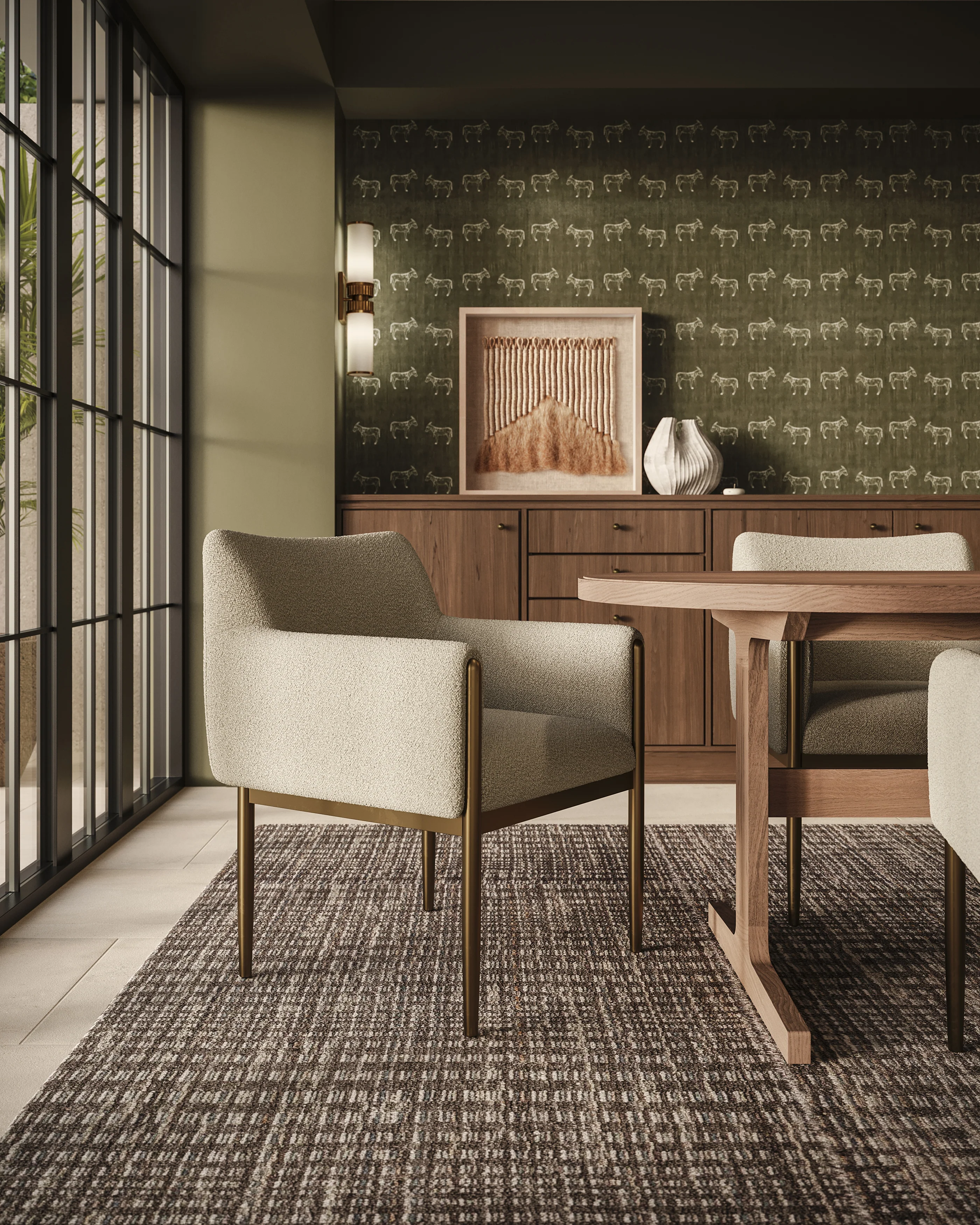 Orielle Lounge Chair in Taupe - Image 2