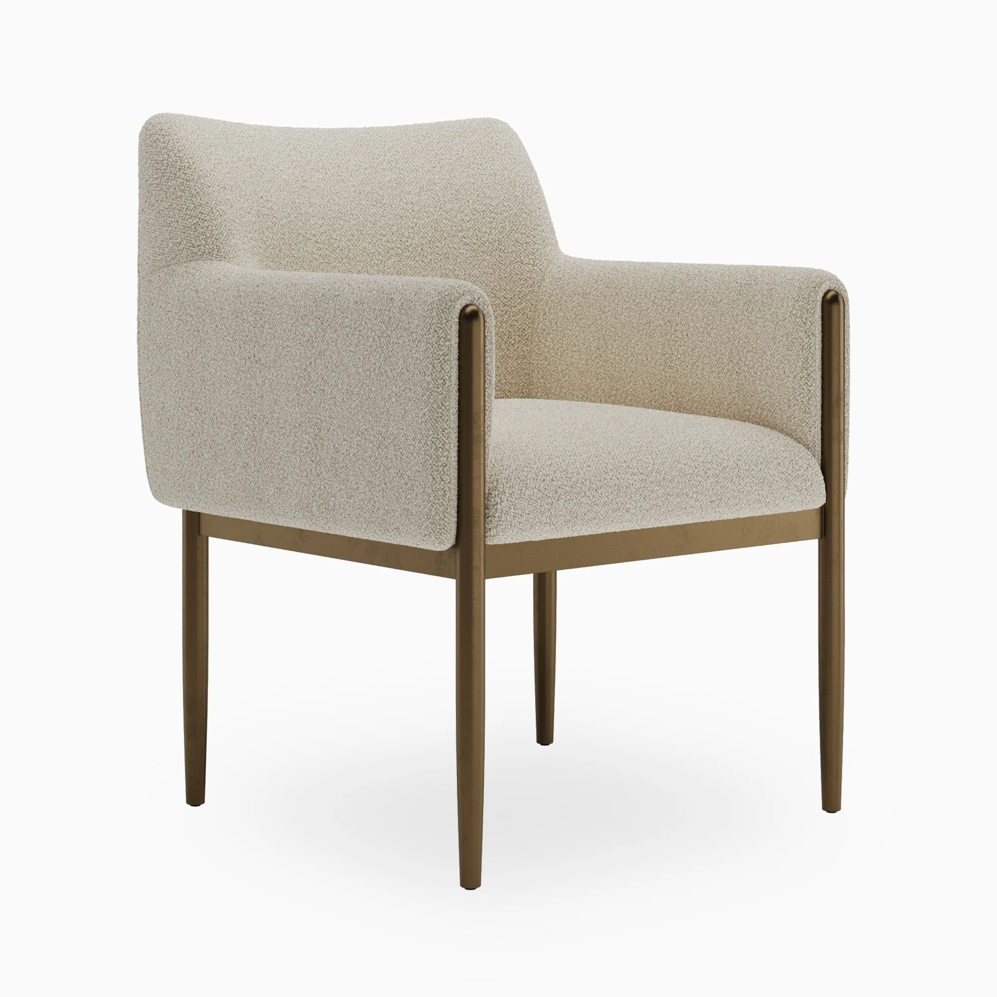 Orielle Lounge Chair in Taupe - Image 3