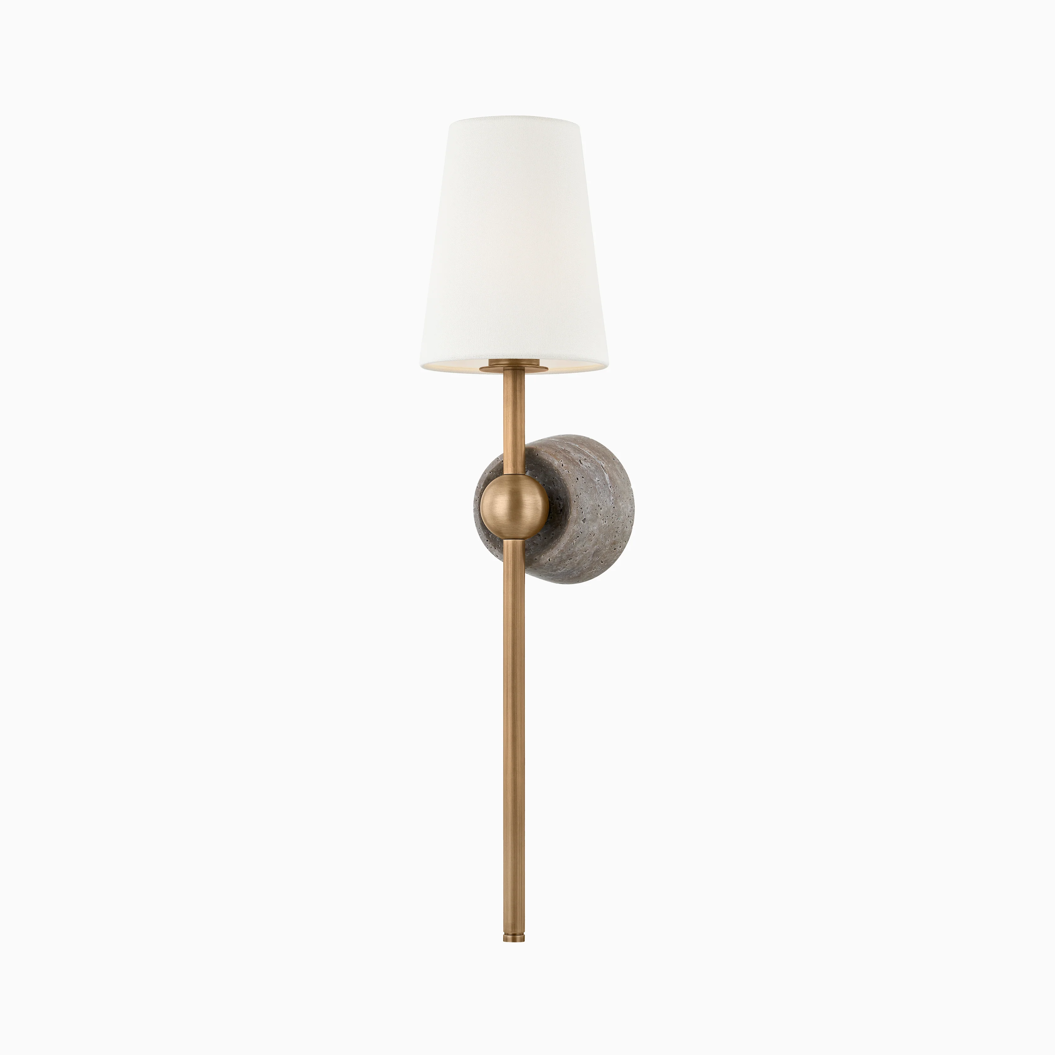 Ortega Wall Sconce in Patina Brass - Image 3