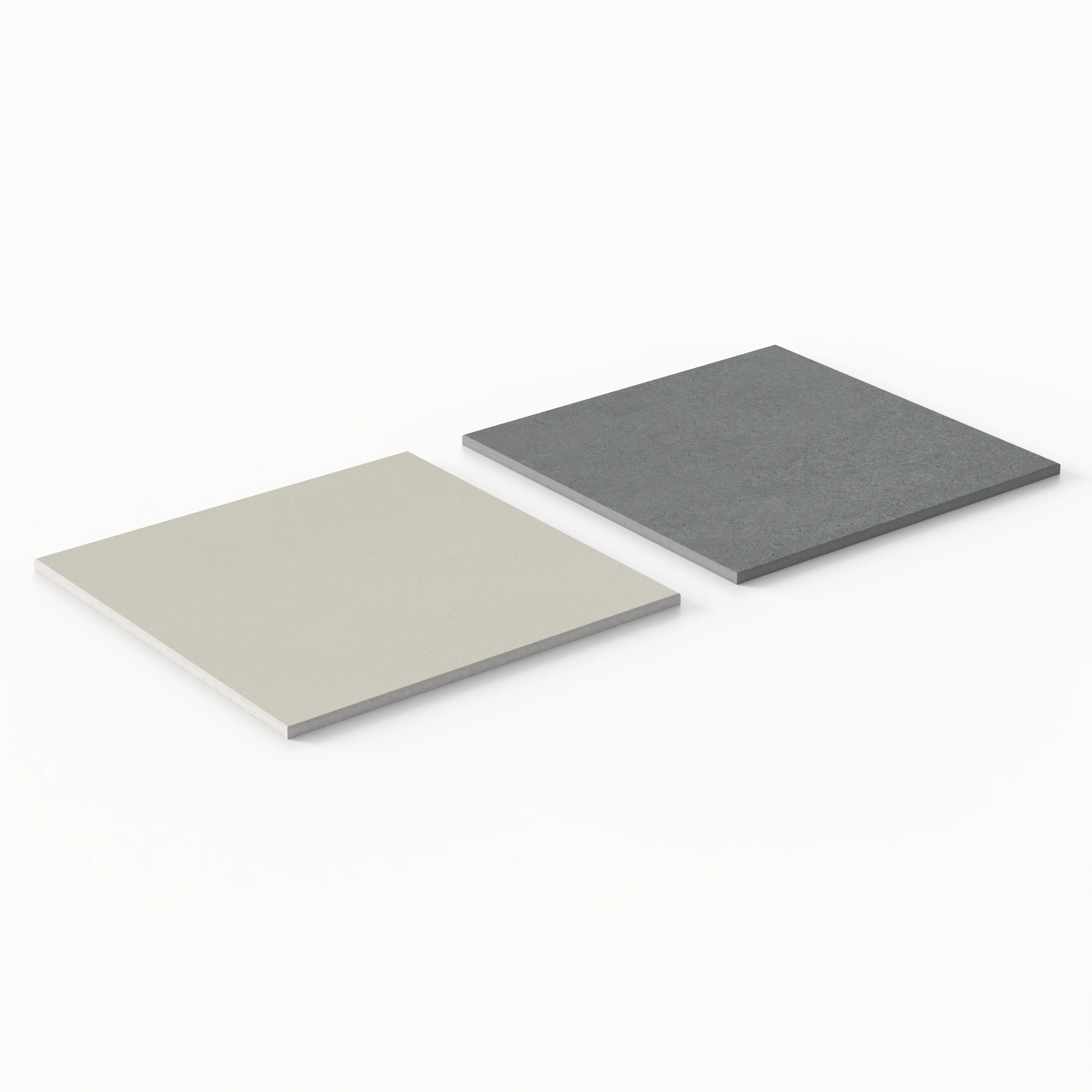 Palmer 12x12 Checkerboard Matte Porcelain Tile in White and Grey - Image 4