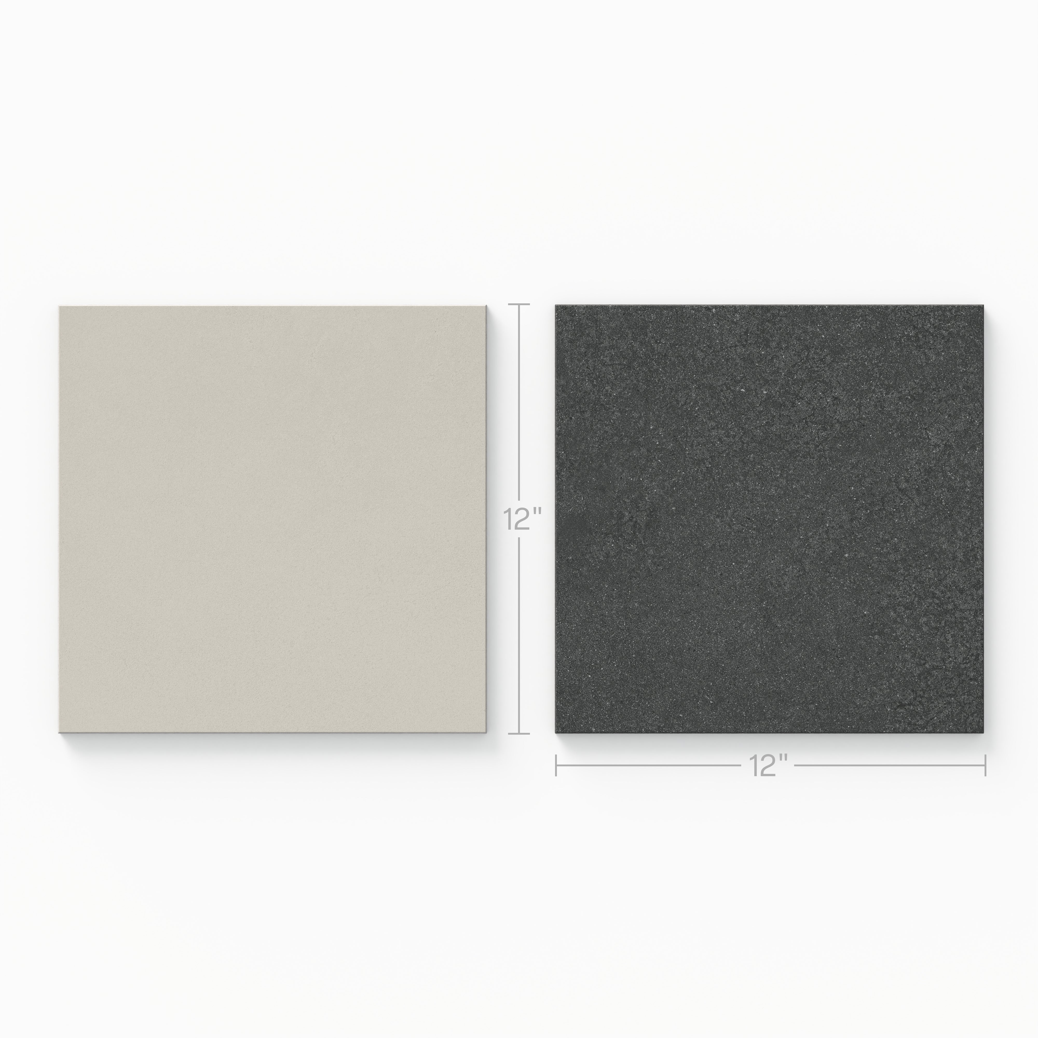 Palmer 12x12 Checkerboard Matte Porcelain Tile in White and Nero - Image 2