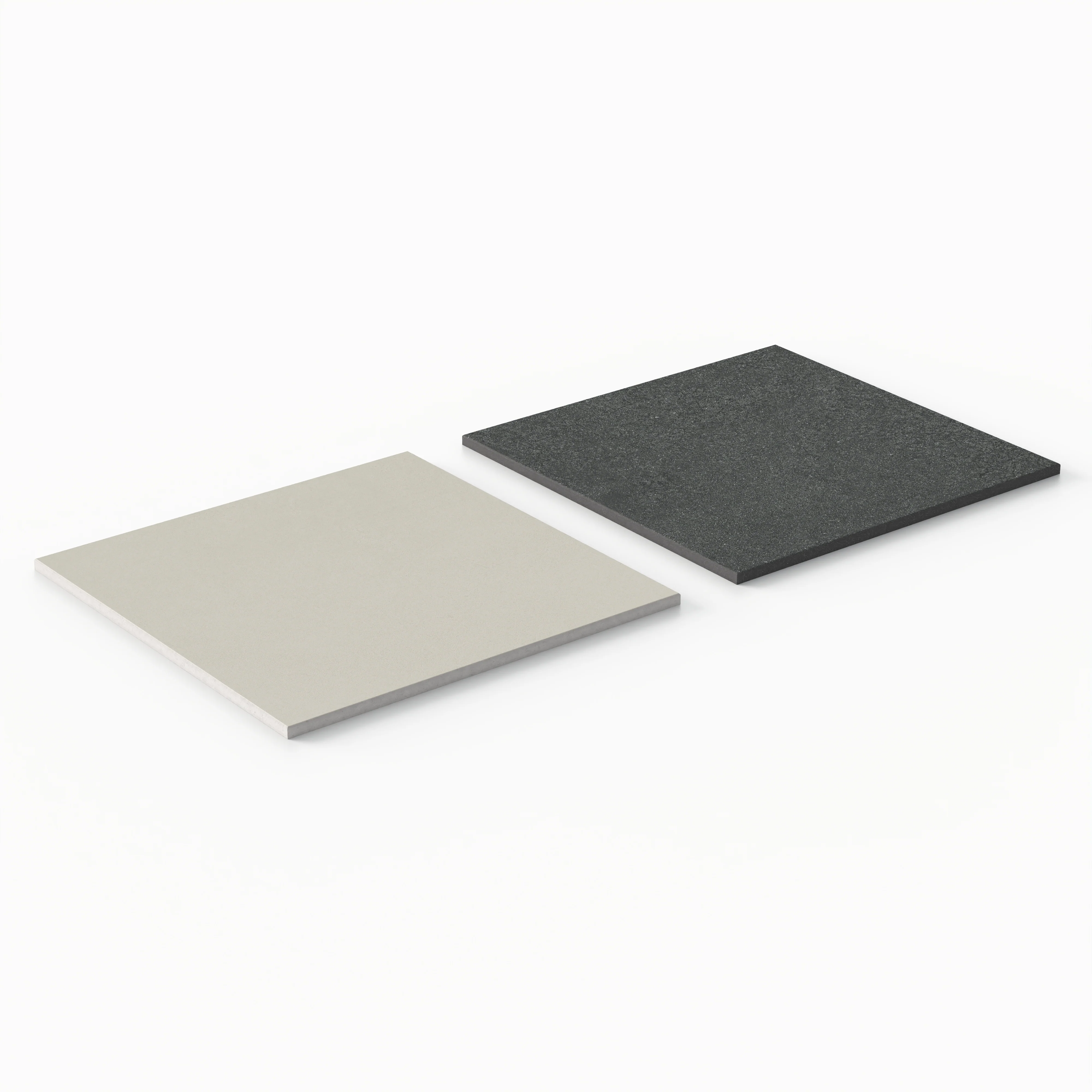Palmer 12x12 Checkerboard Matte Porcelain Tile in White and Nero - Image 3