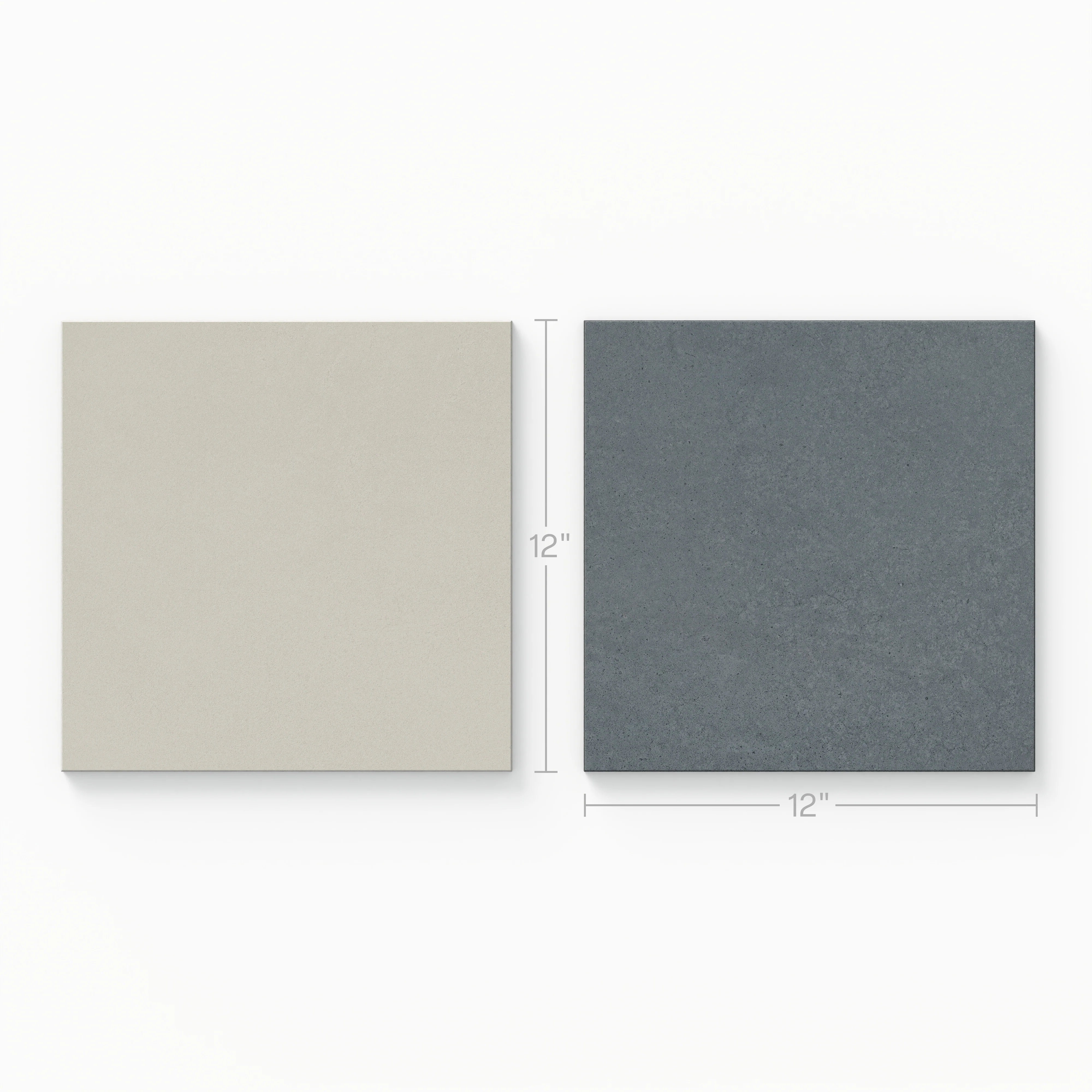 Palmer 12x12 Checkerboard Matte Porcelain Tile in White and Ocean Blue - Image 2