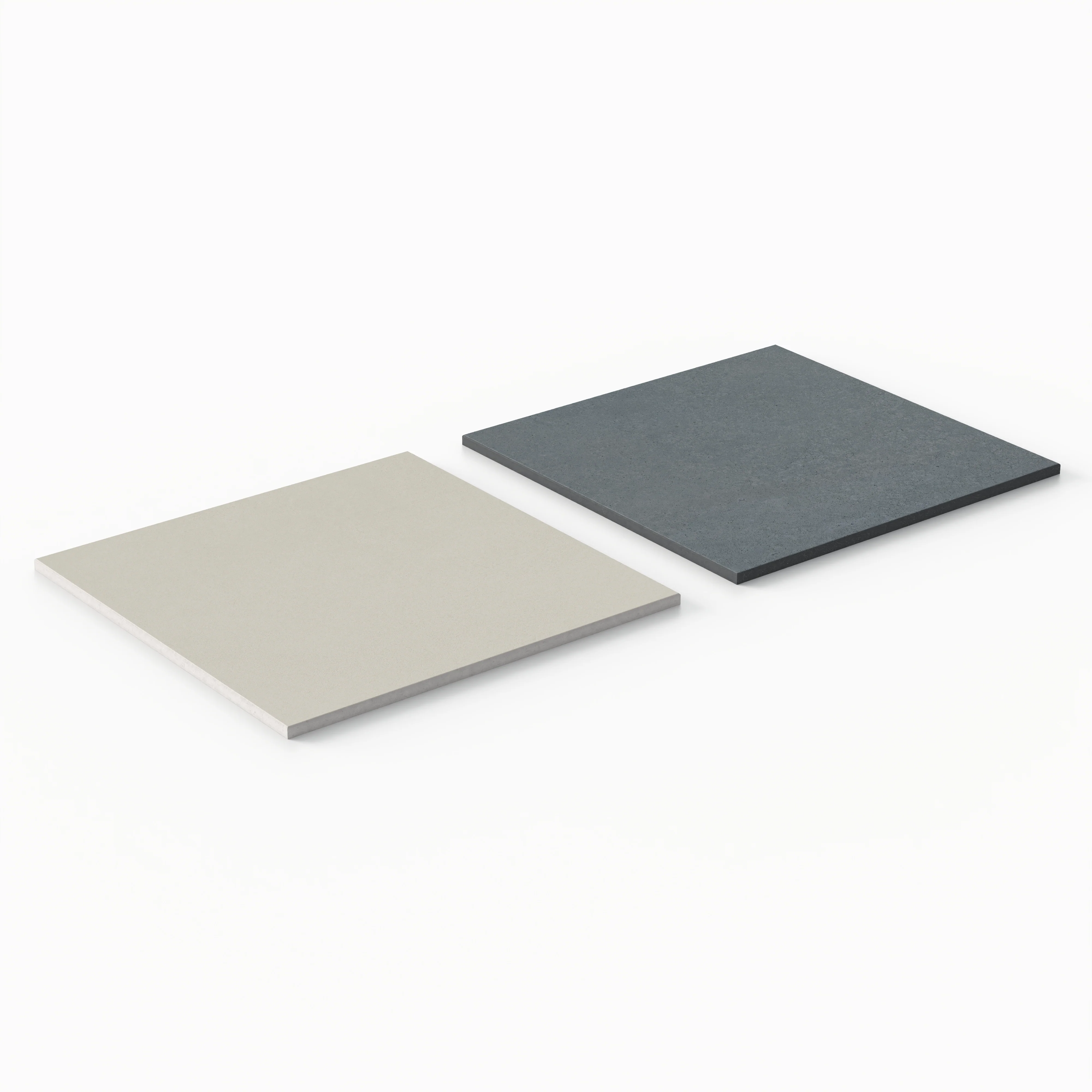 Palmer 12x12 Checkerboard Matte Porcelain Tile in White and Ocean Blue - Image 3
