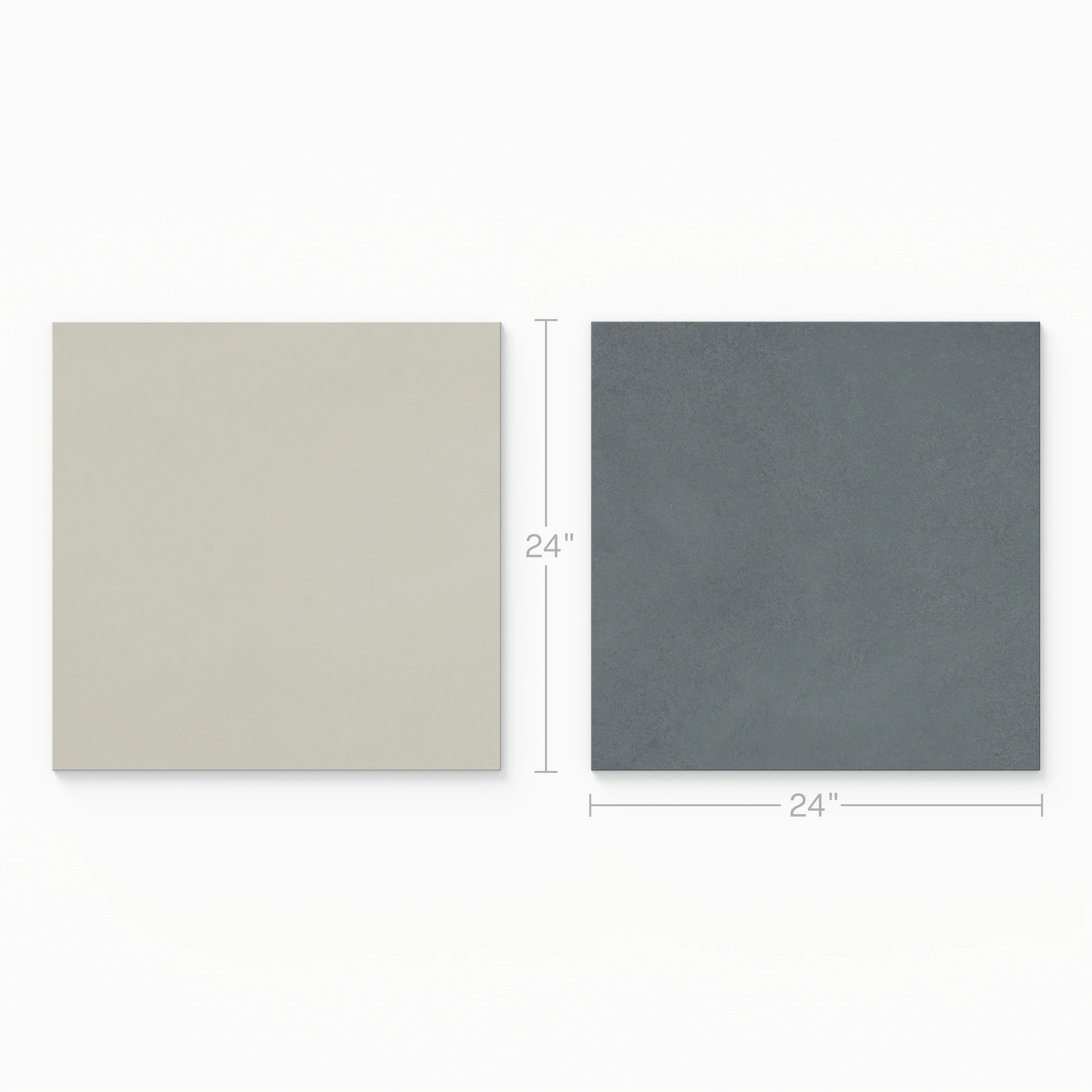 Palmer 24x24 Checkerboard Matte Porcelain Tile in White and Ocean Blue - Image 2