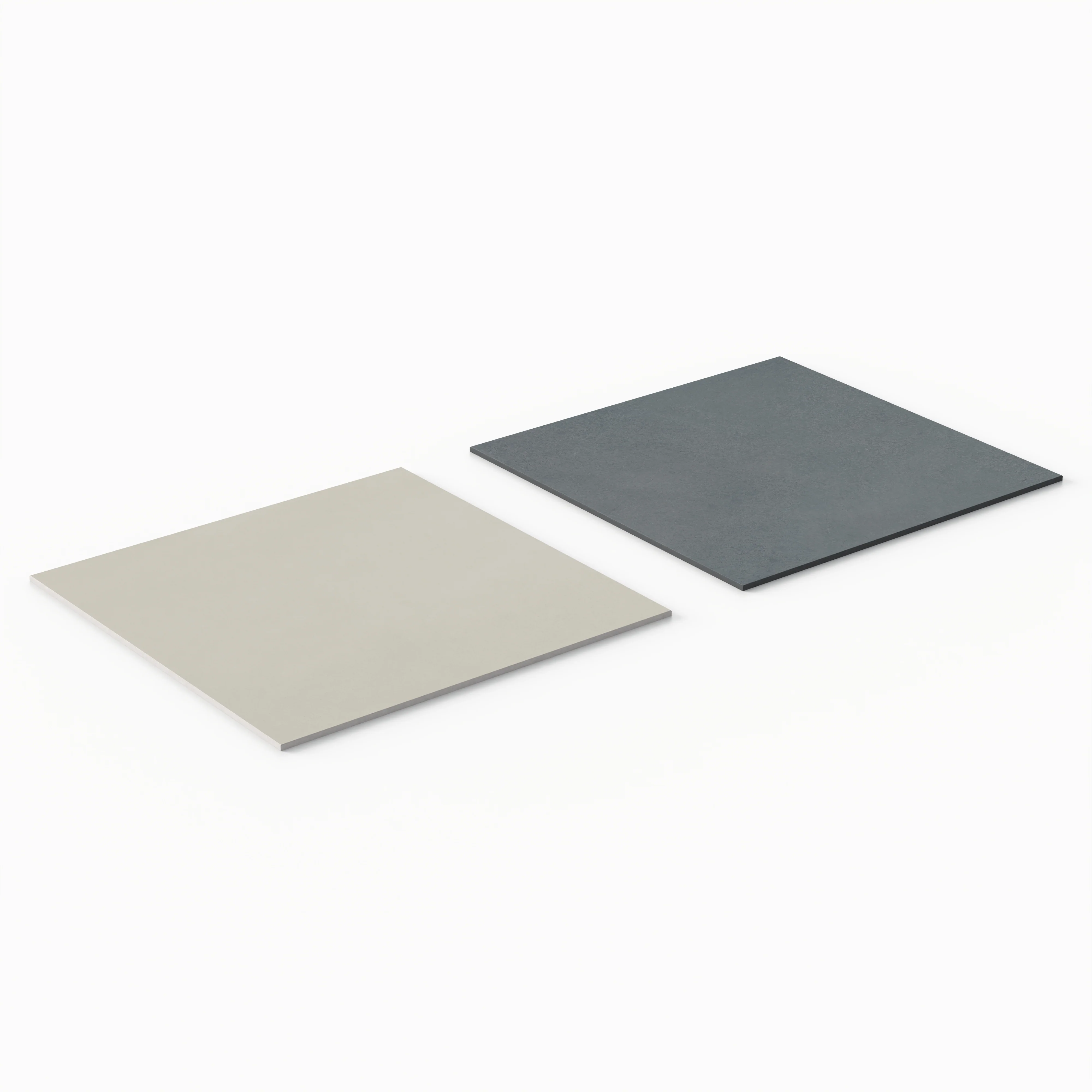 Palmer 24x24 Checkerboard Matte Porcelain Tile in White and Ocean Blue - Image 3