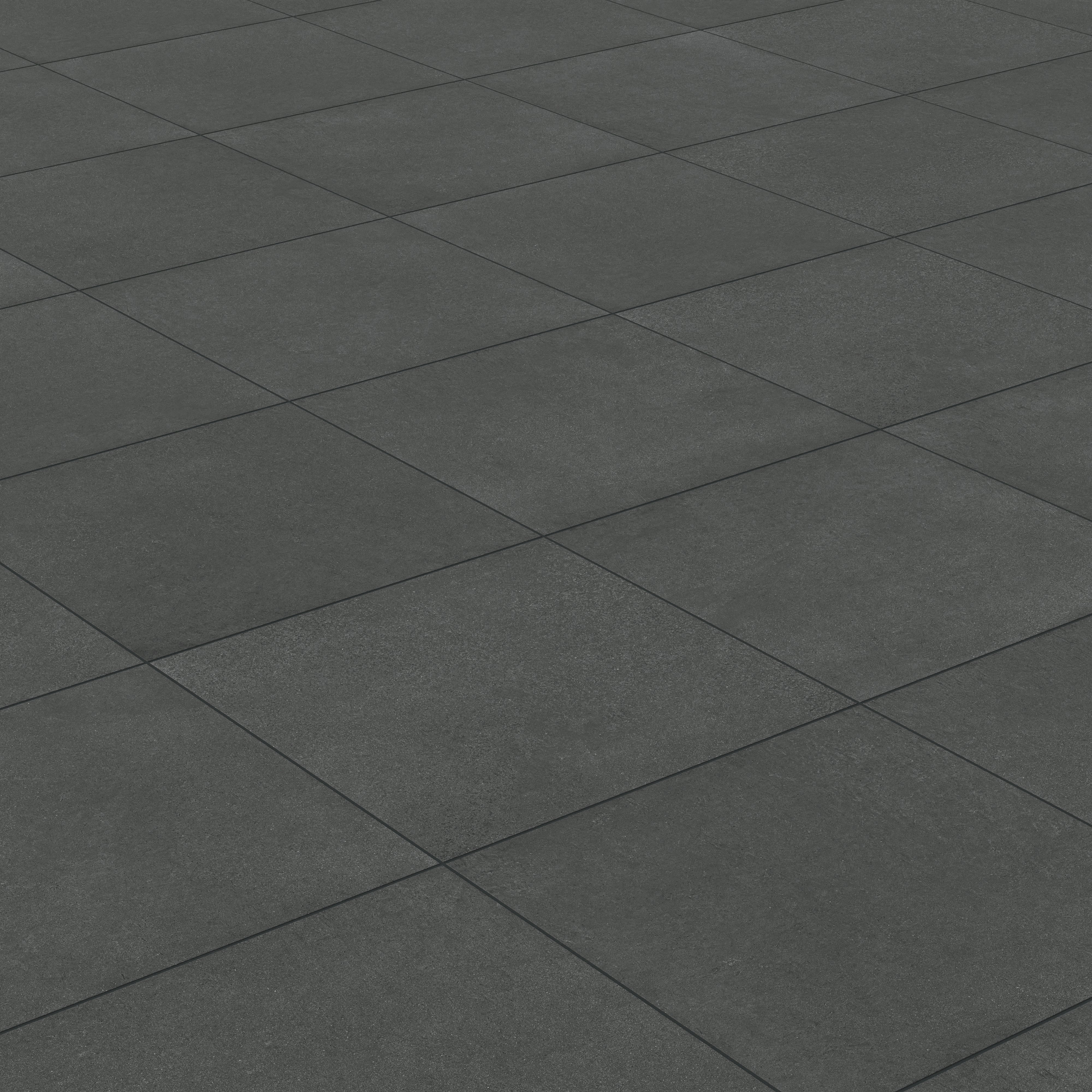 Palmer 24x24 Matte Porcelain Tile in Nero - Image 4