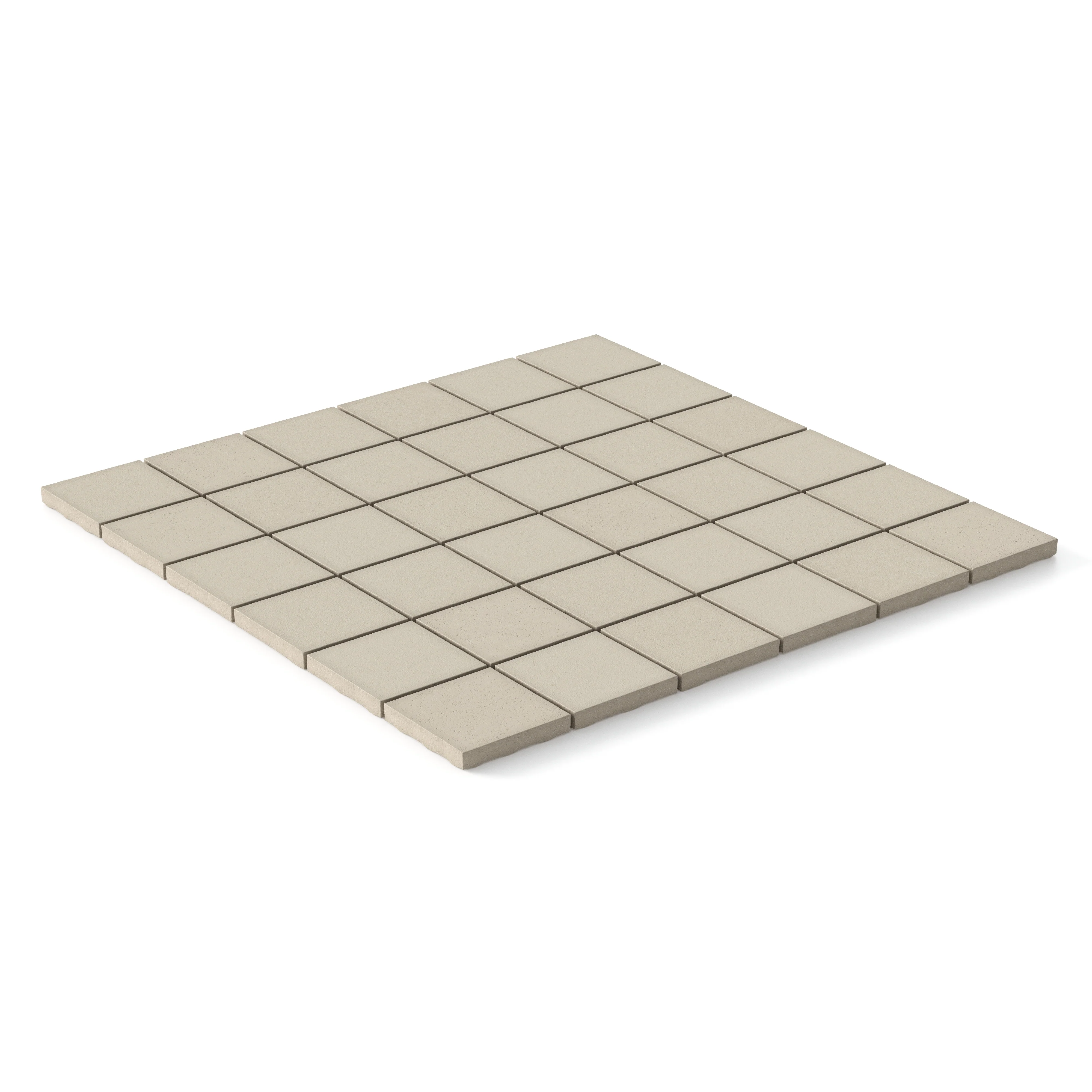 Palmer 2x2 Matte Porcelain Mosaic Tile in Natural - Image 2