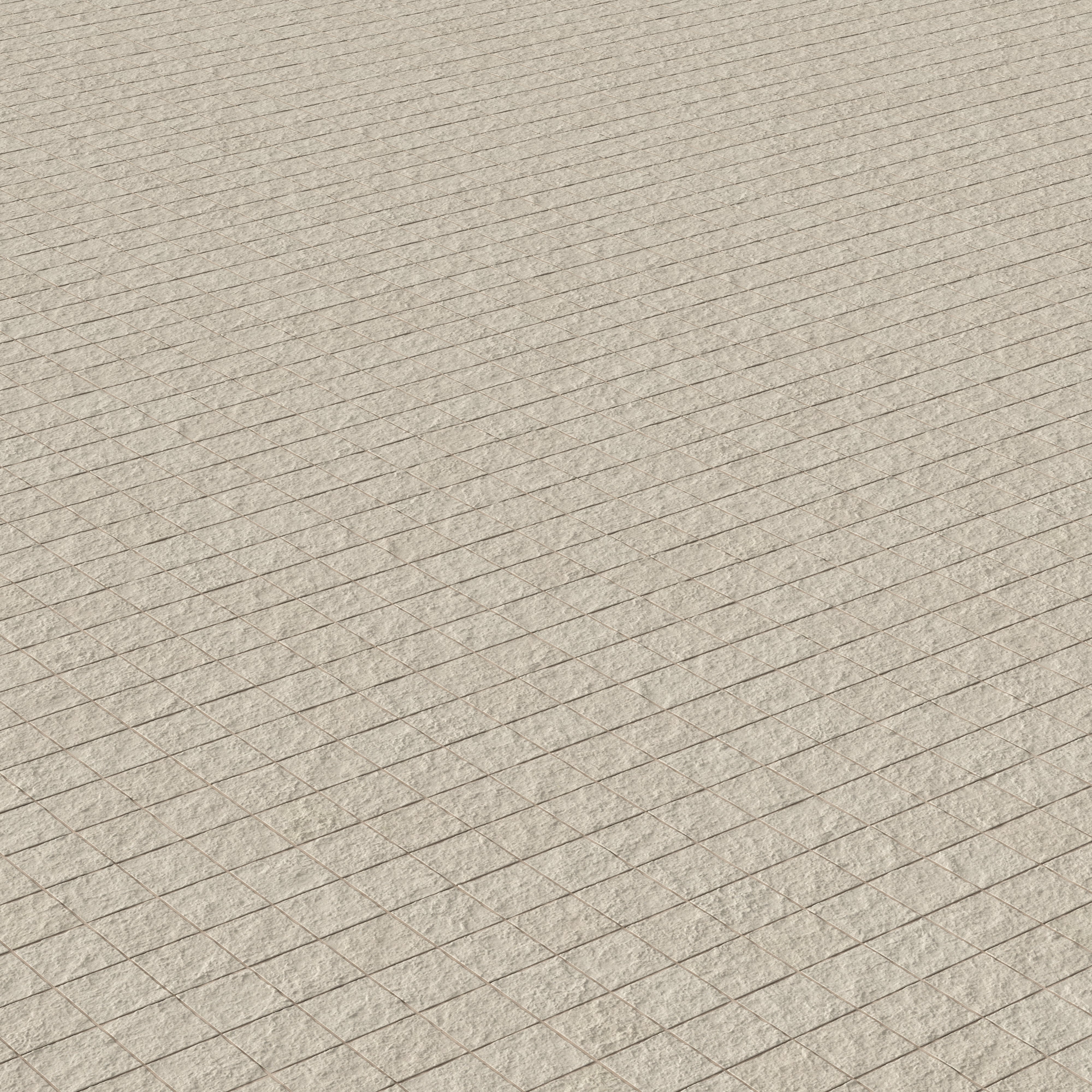 Palmer 2x2 Raw Porcelain Mosaic Tile in Natural - Image 3