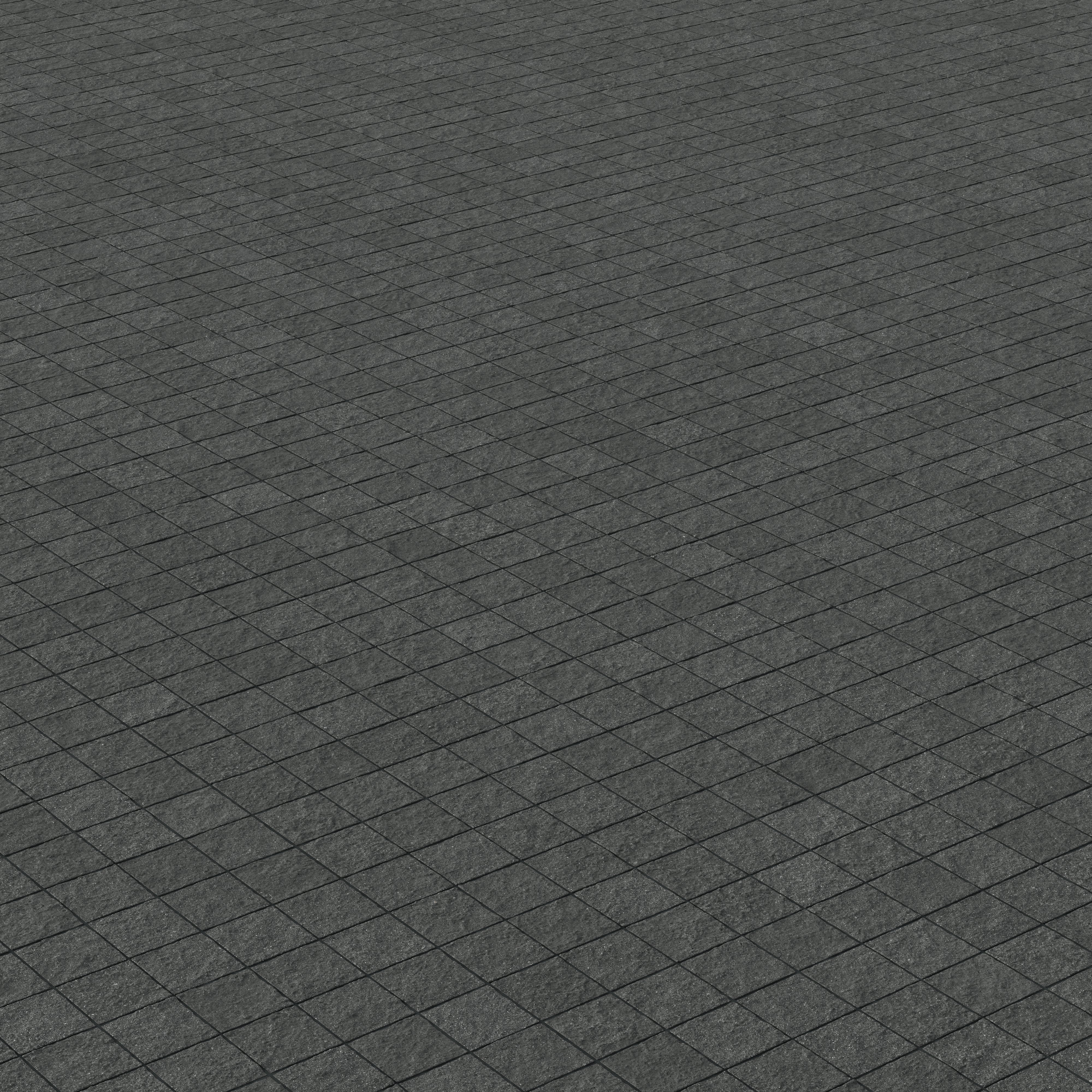 Palmer 2x2 Raw Porcelain Mosaic Tile in Nero - Image 3