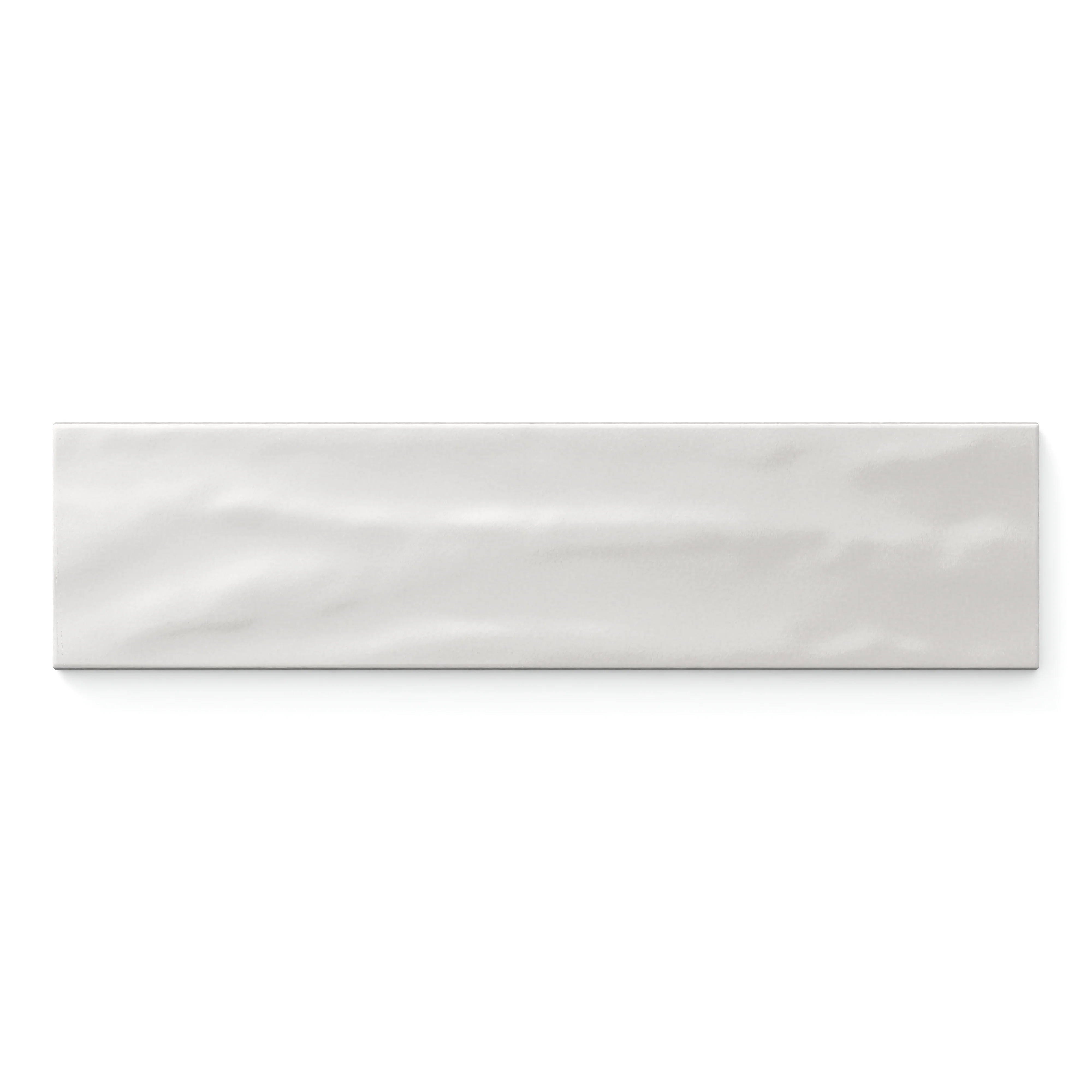 Palmer 3x12 Glossy Porcelain Tile in Bianco - Image 3