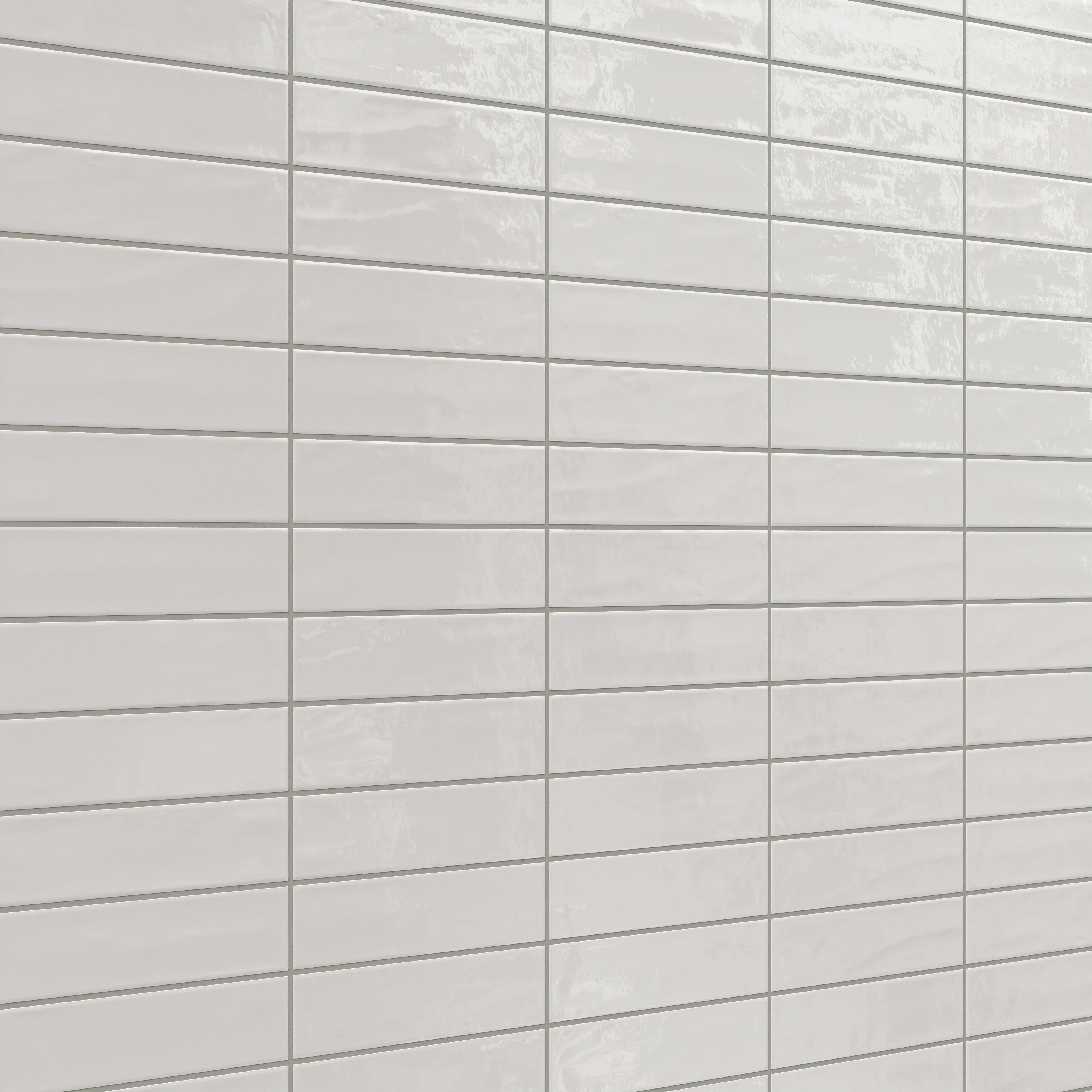 Palmer 3x12 Glossy Porcelain Tile in Bianco - Image 6