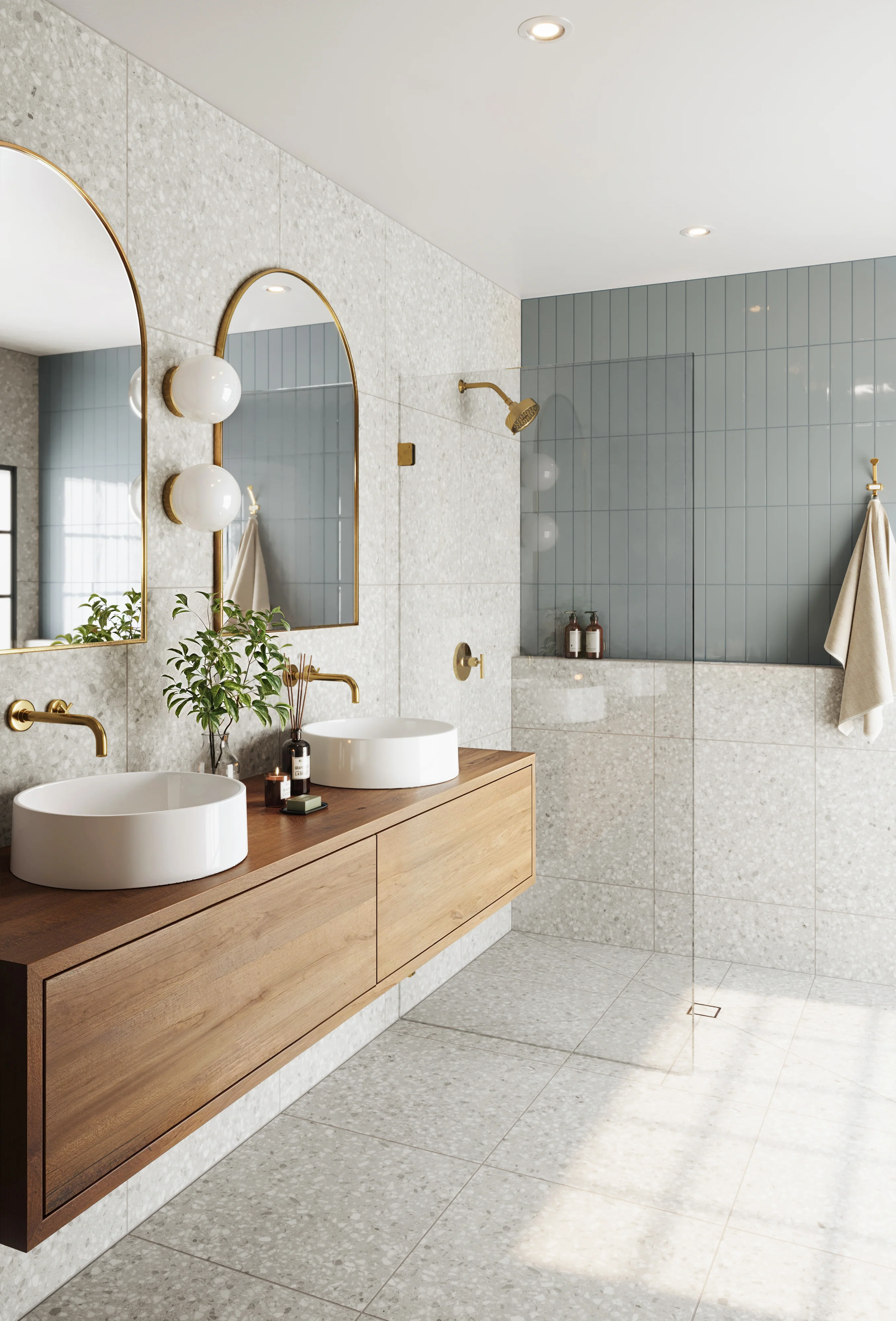 Palmer 3x12 Glossy Porcelain Tile in Eucalyptus - Image 2
