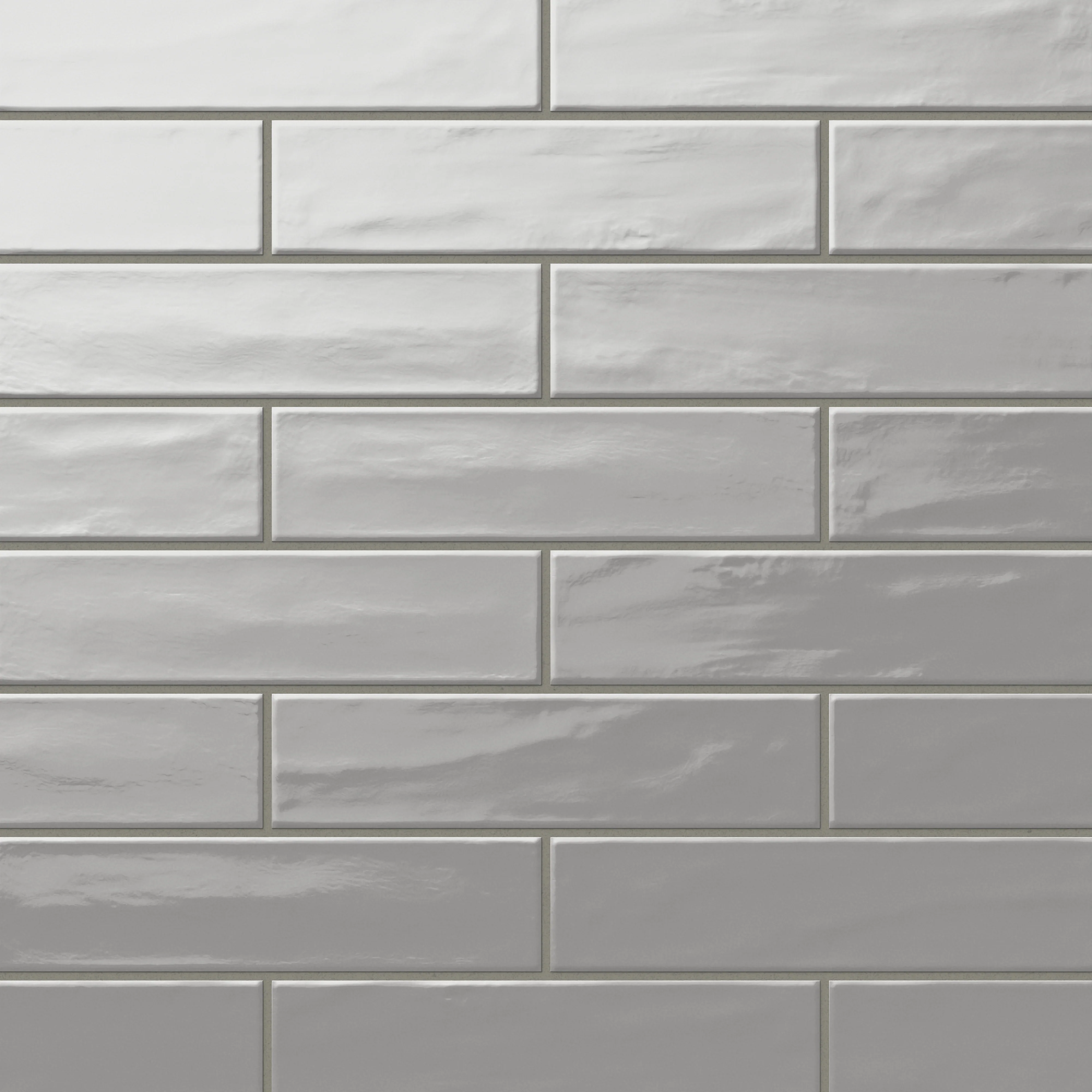 Palmer 3x12 Glossy Porcelain Tile in Grey - Image 6