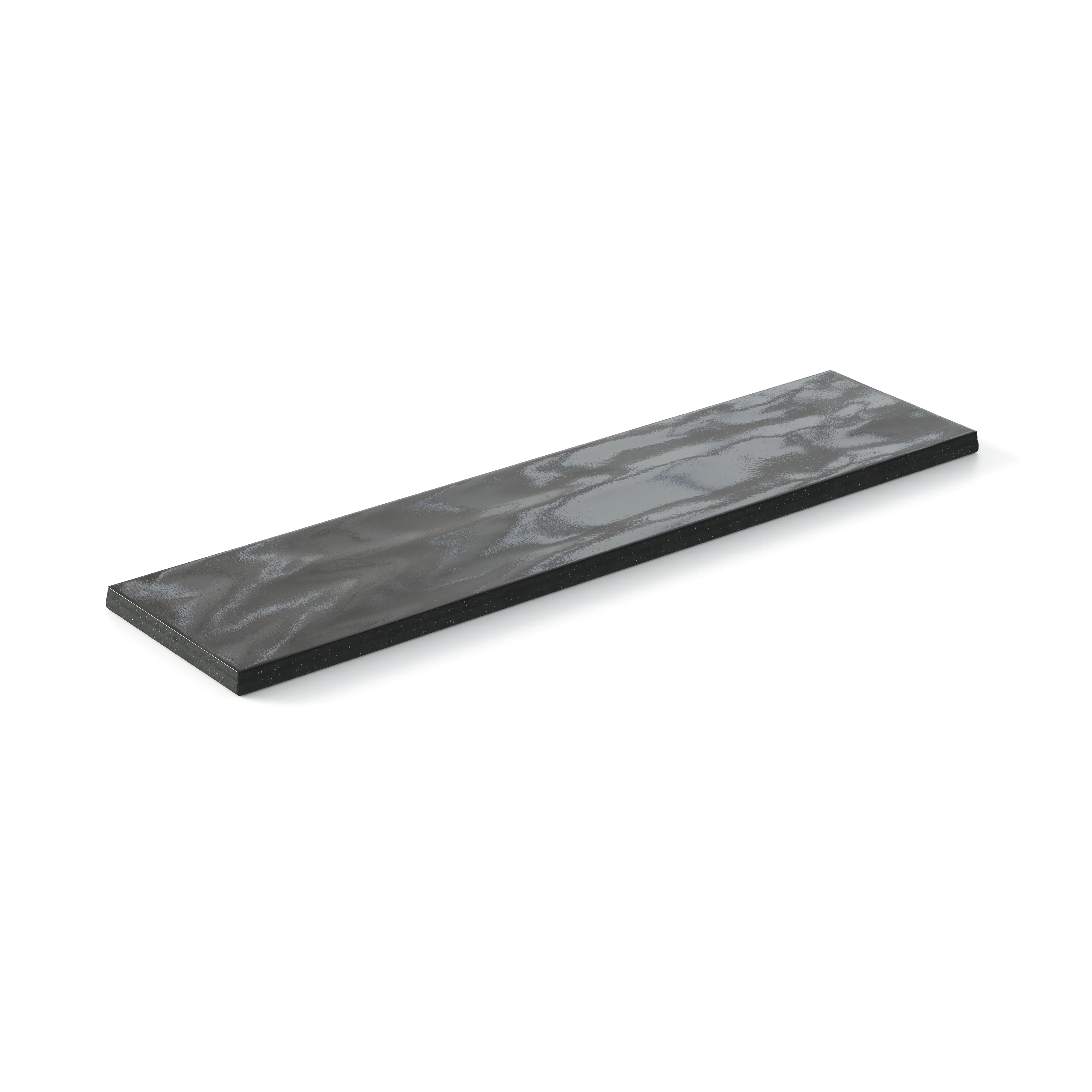 Palmer 3x12 Glossy Porcelain Tile in Nero - Image 5