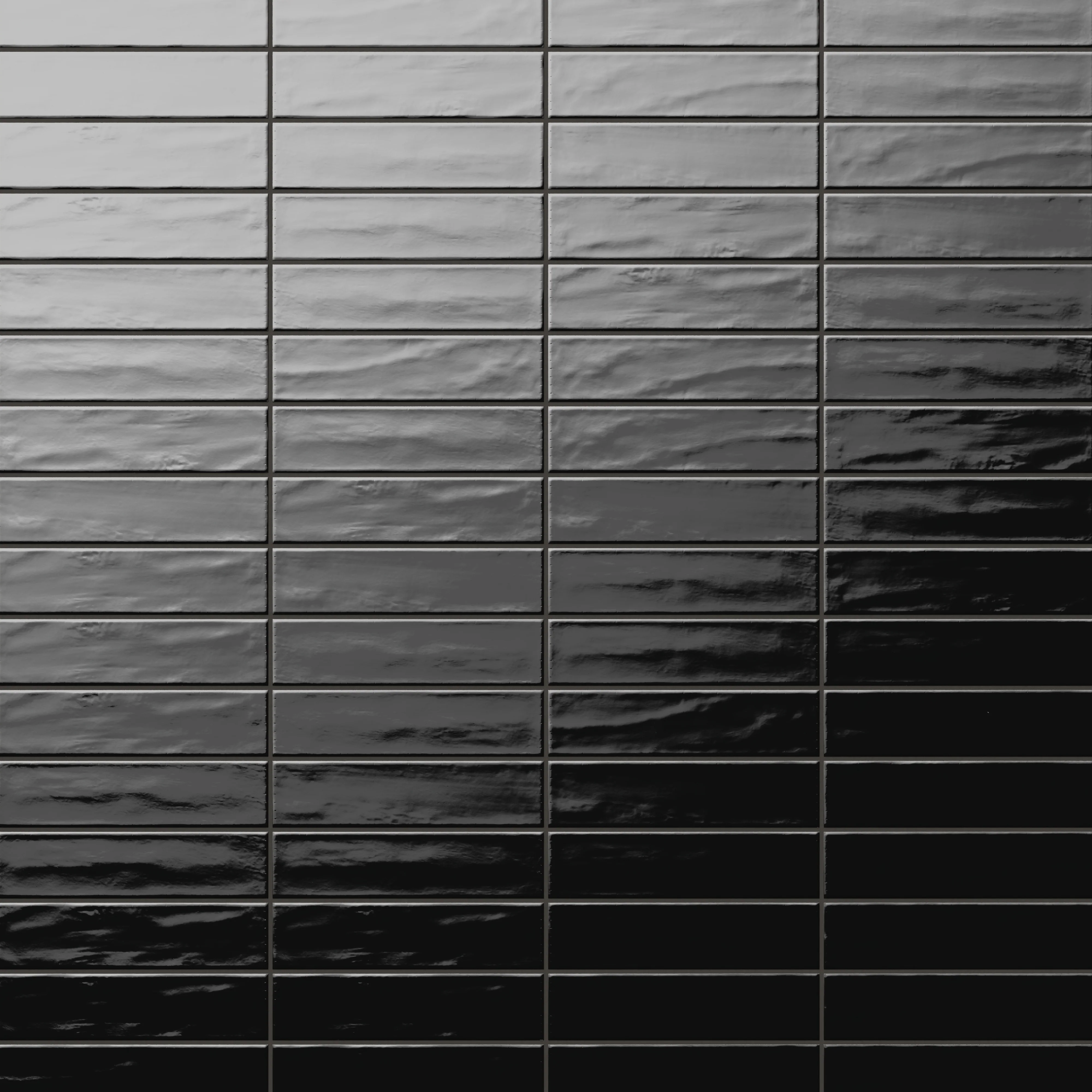 Palmer 3x12 Glossy Porcelain Tile in Nero - Image 7