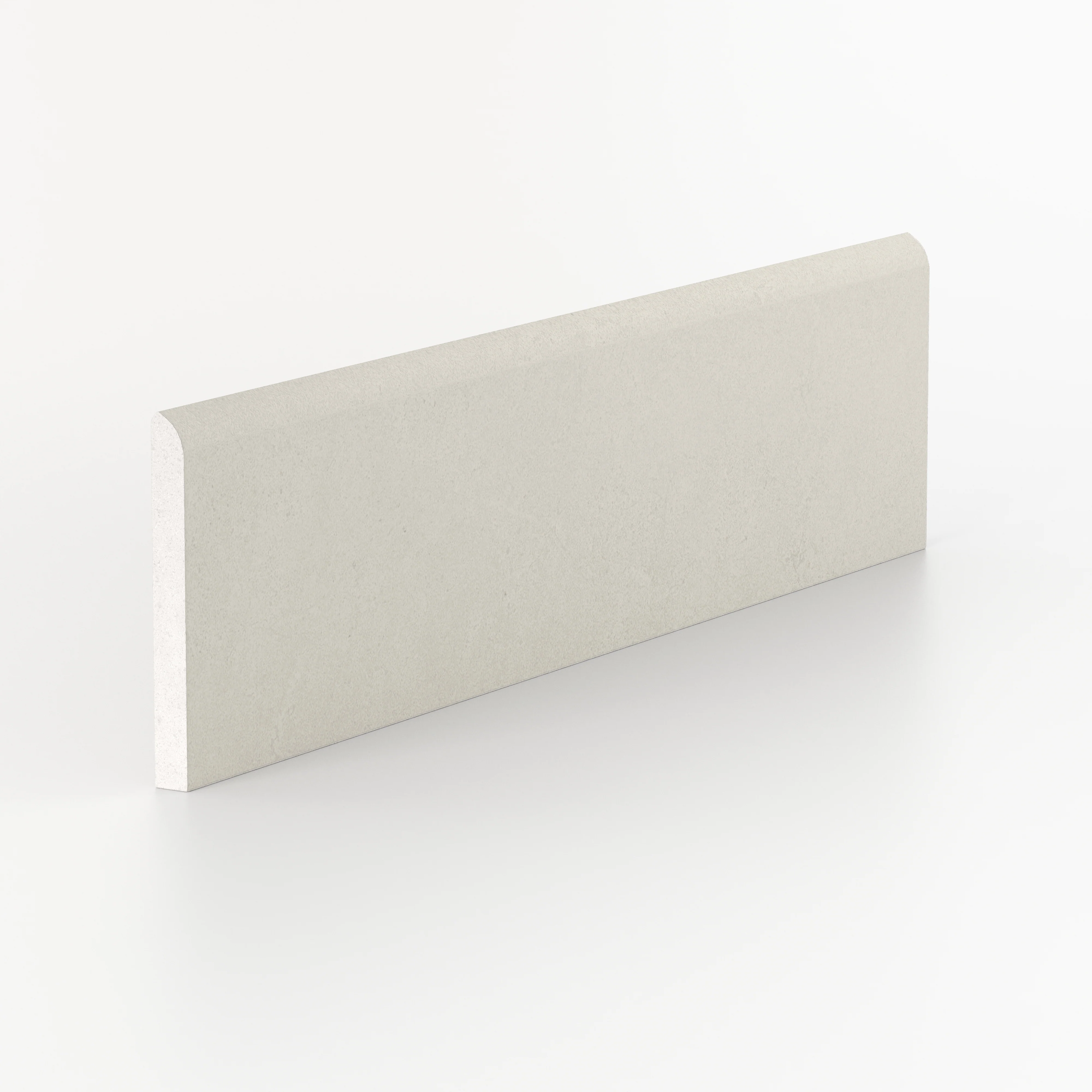 Palmer 3x12 Matte Porcelain Bullnose Tile in White - Image 2