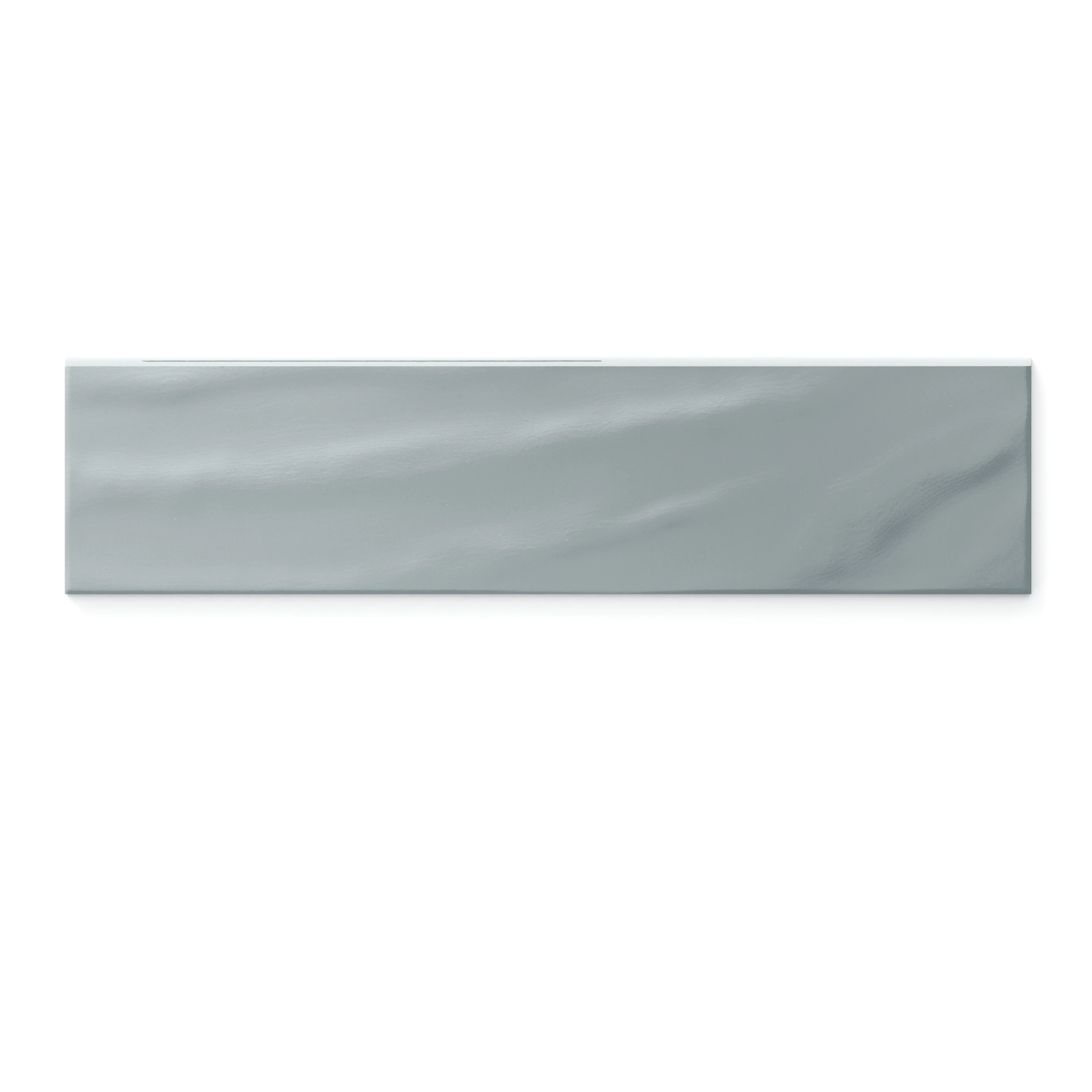 Palmer 6x24 Glossy Porcelain Bullnose Tile in Eucalyptus