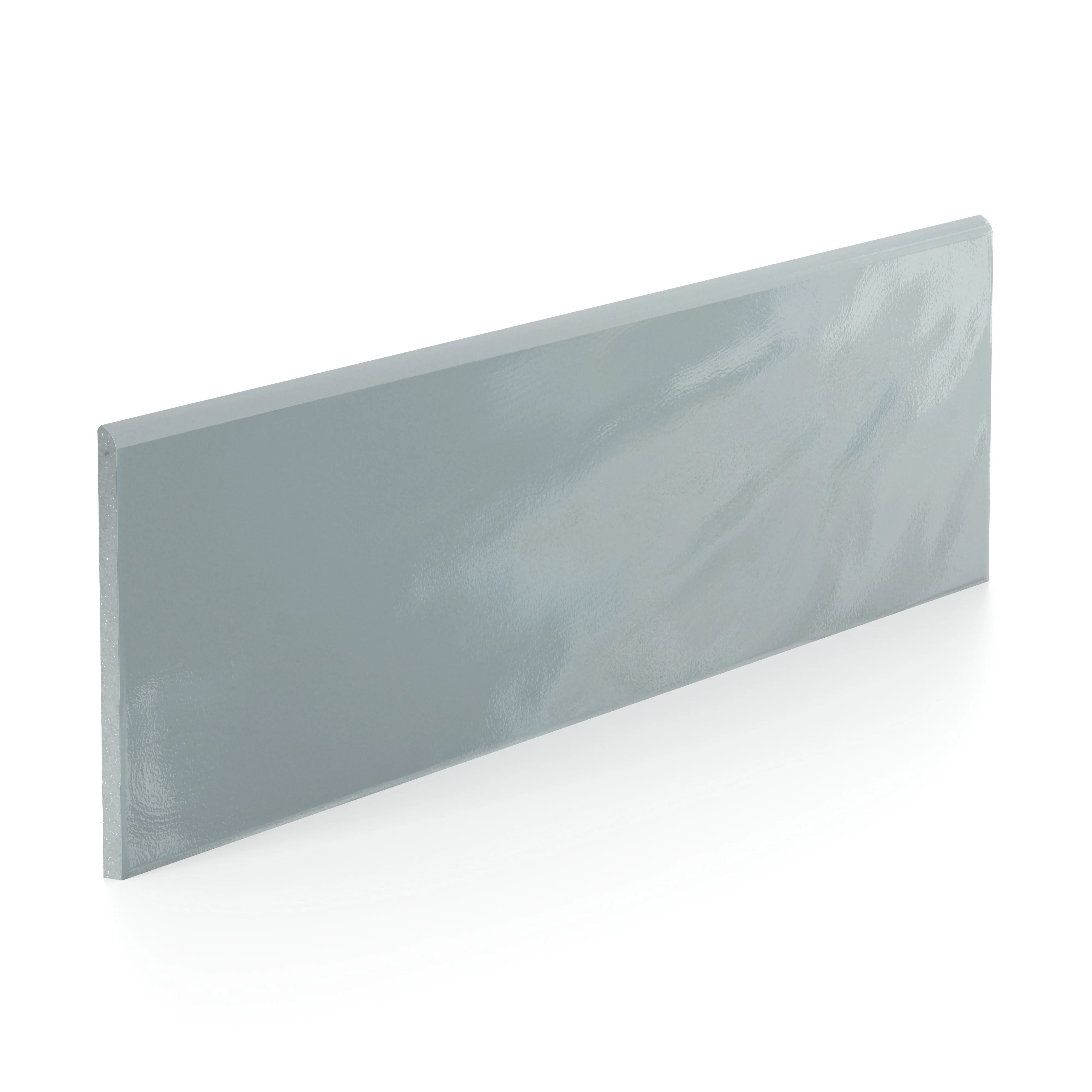 Palmer 6x24 Glossy Porcelain Bullnose Tile in Eucalyptus - Image 2