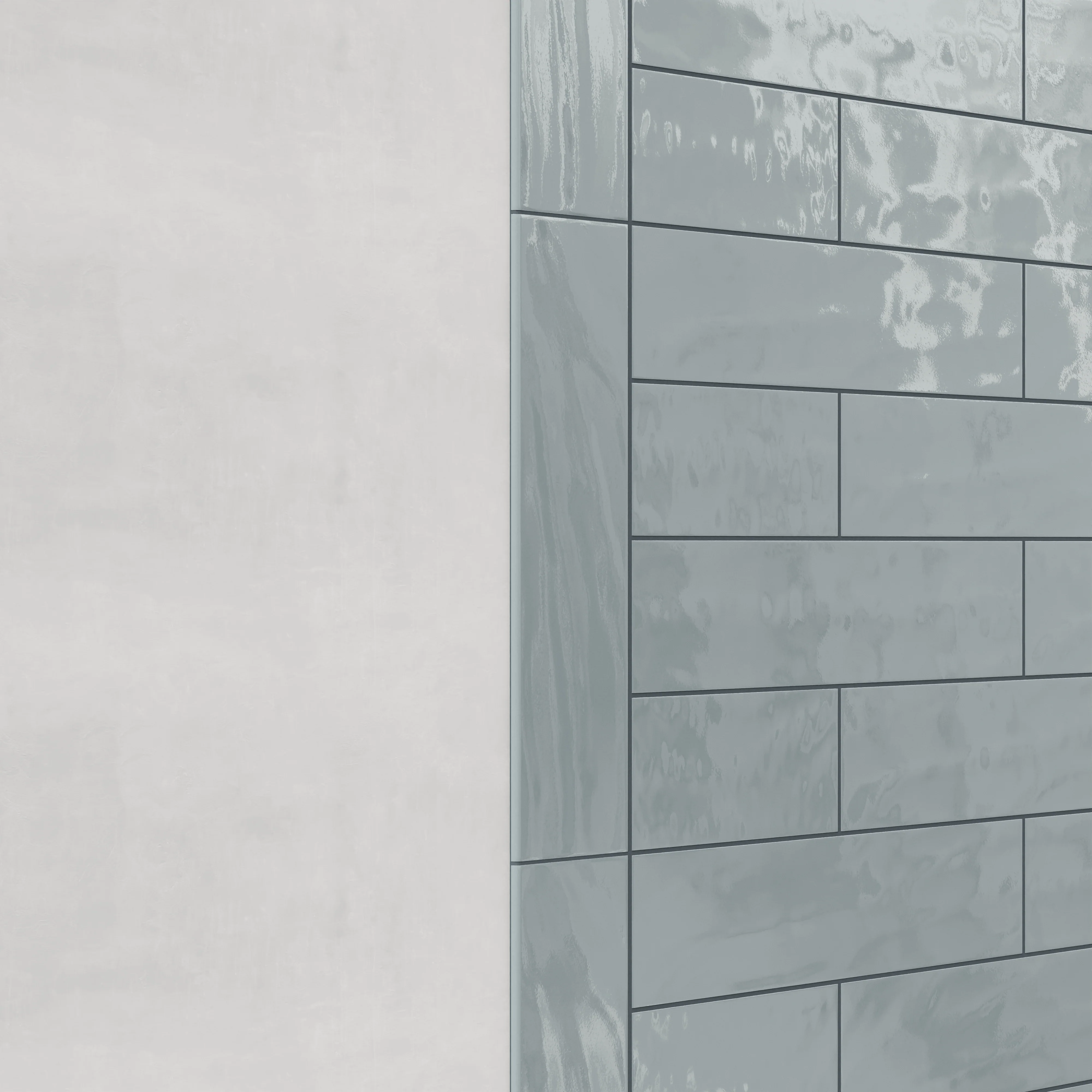 Palmer 6x24 Glossy Porcelain Bullnose Tile in Eucalyptus - Image 3