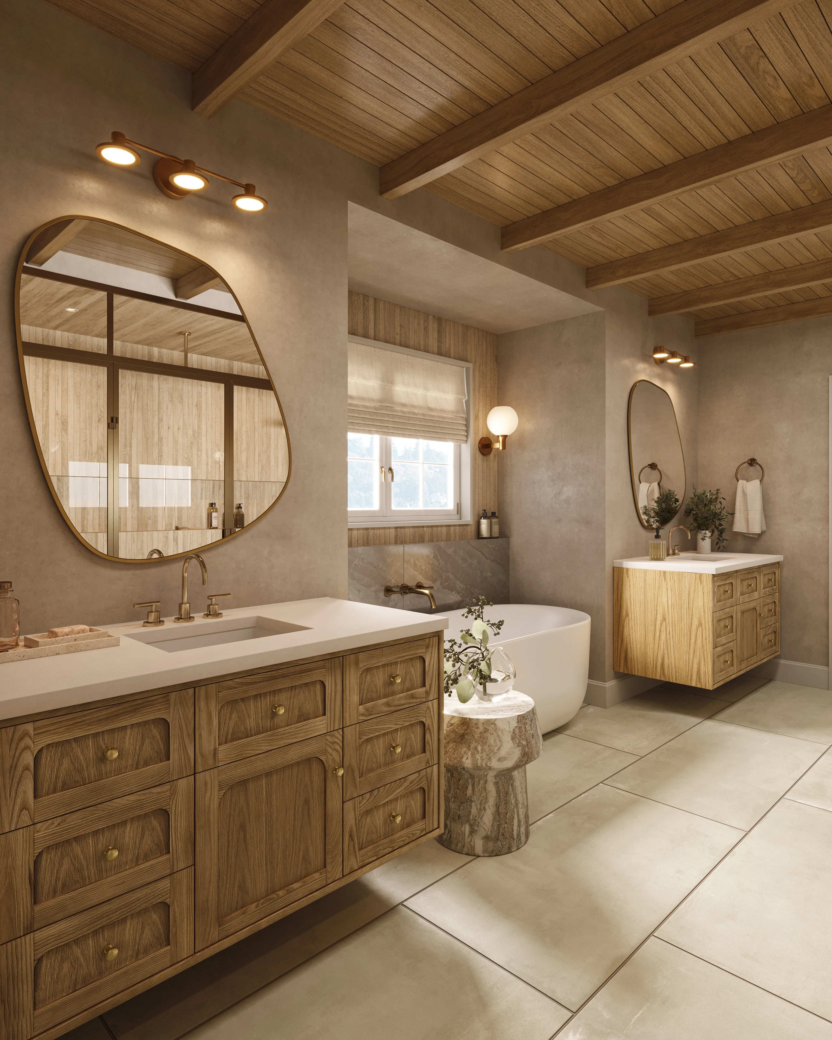 Parker 21" LED Vanity Light in Brushed Gold - Image 4